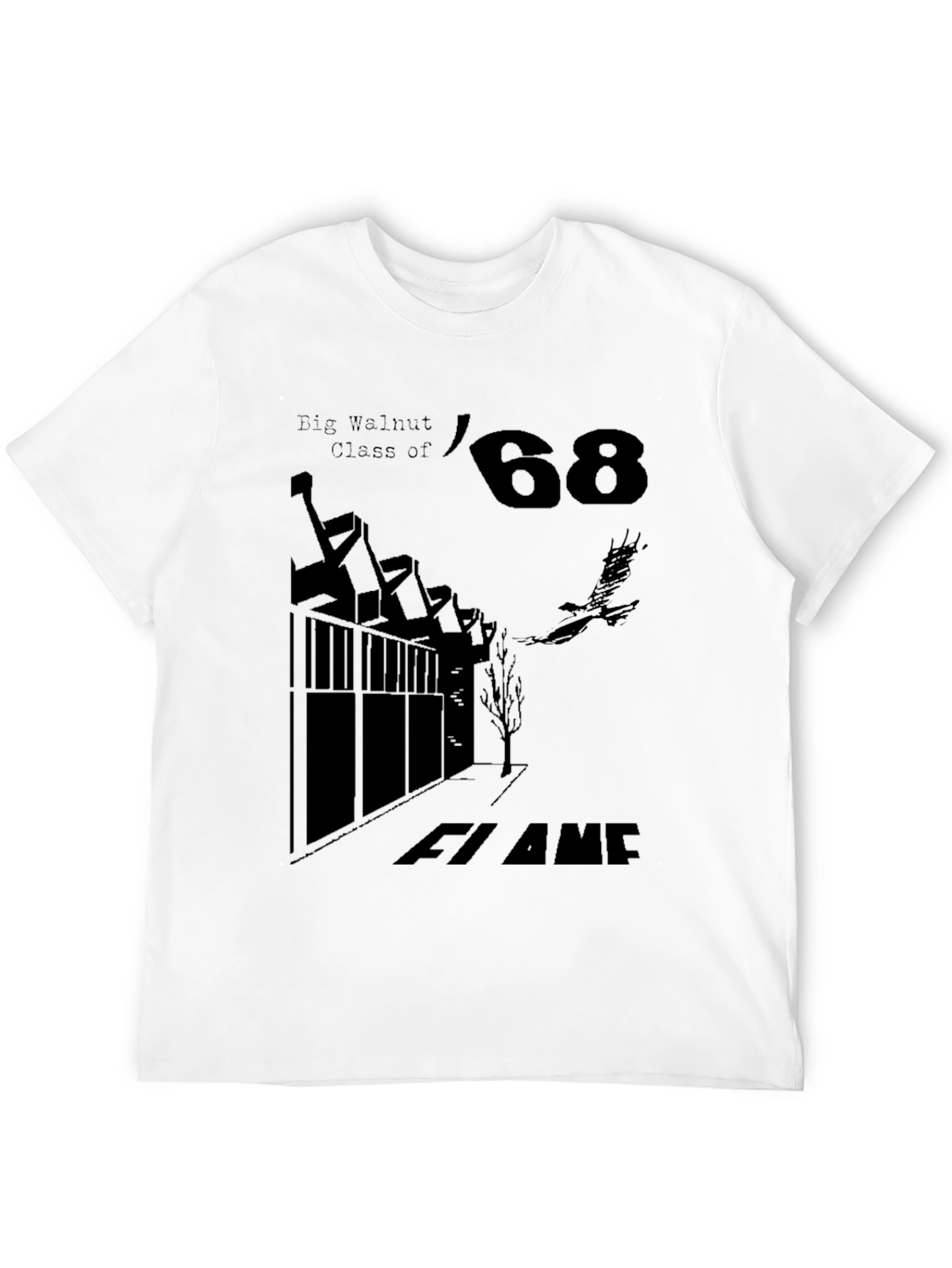 Big Walnut Class of 68 Black T-Shirt