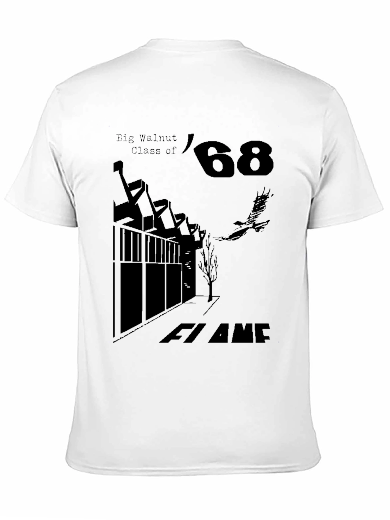 Big Walnut Class of 68 Black T-Shirt