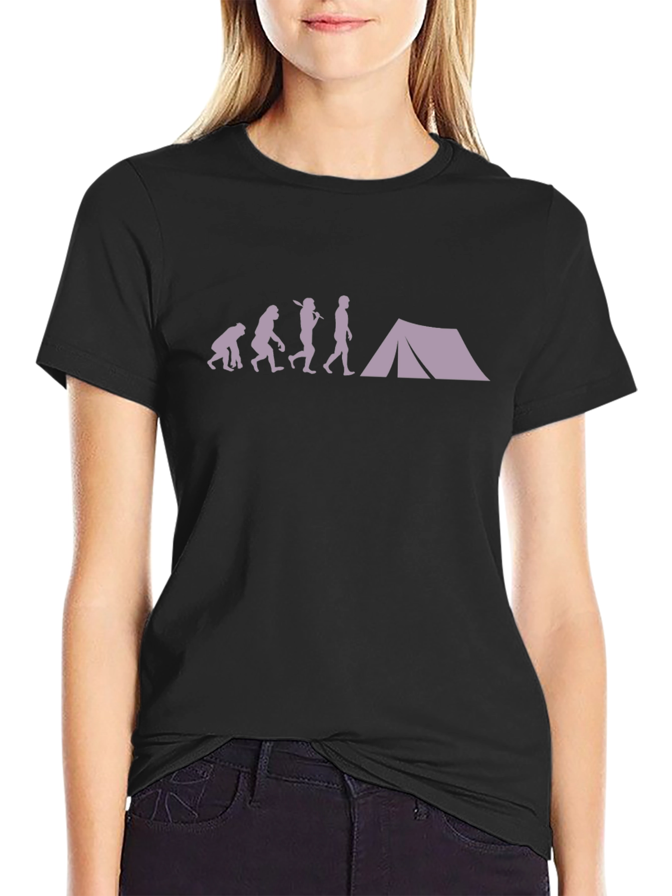 Evolution of Camping T-Shirt