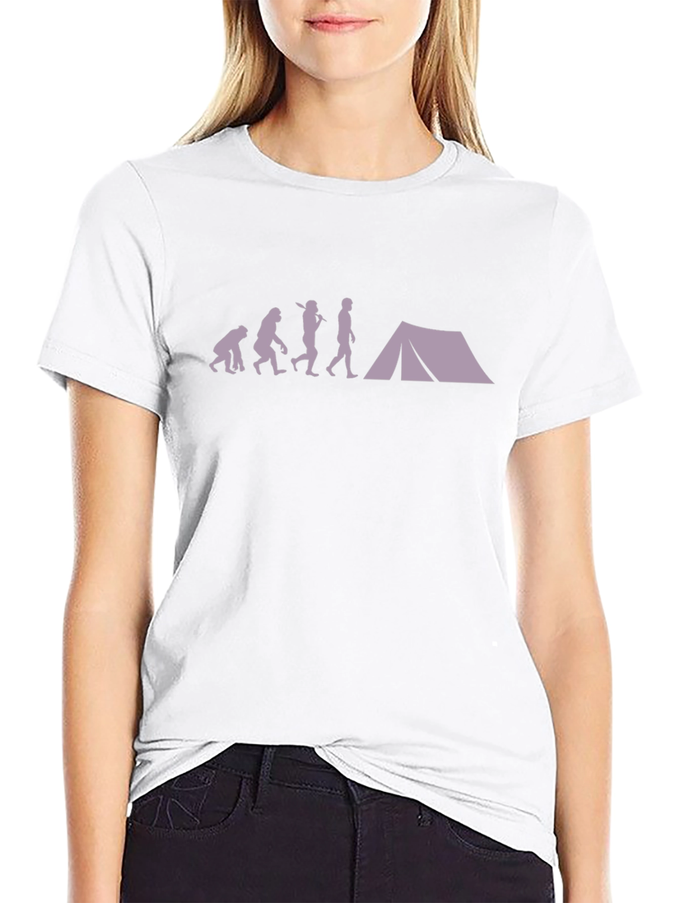 Evolution of Camping T-Shirt