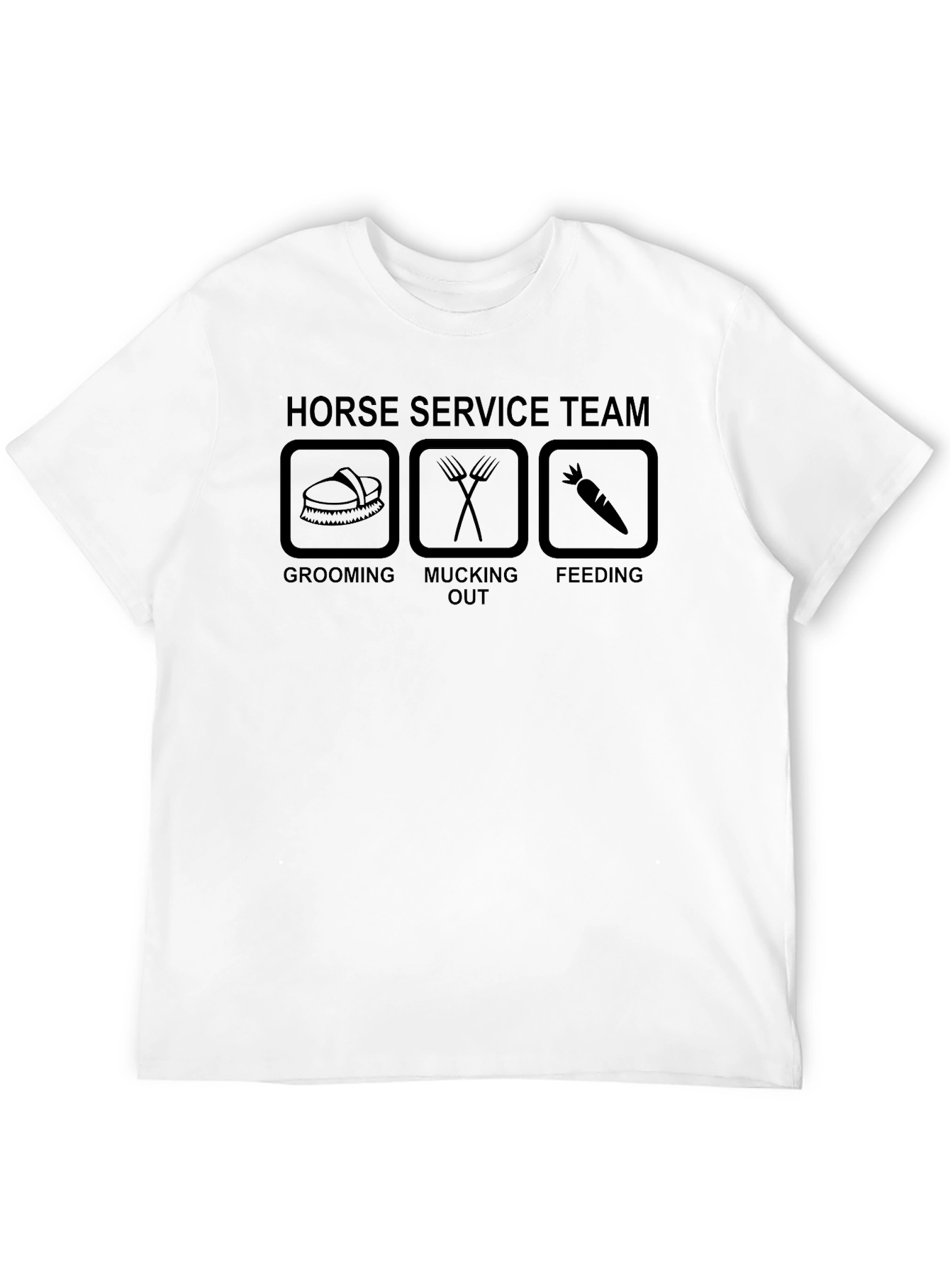 Horse Service Team Graphic T-Shirt