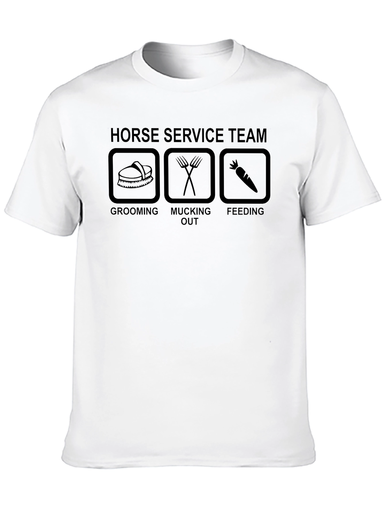 Horse Service Team Graphic T-Shirt