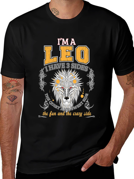 Im A Leo Three Sides T-Shirt