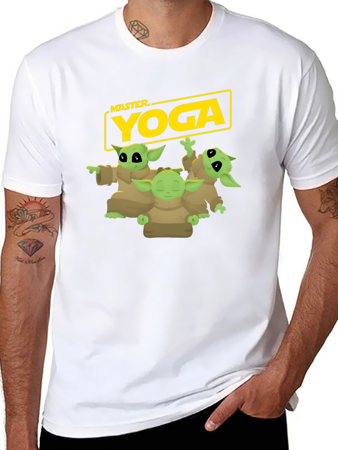 Master Yoga Baby Tee - Soft Cotton Classic Fit