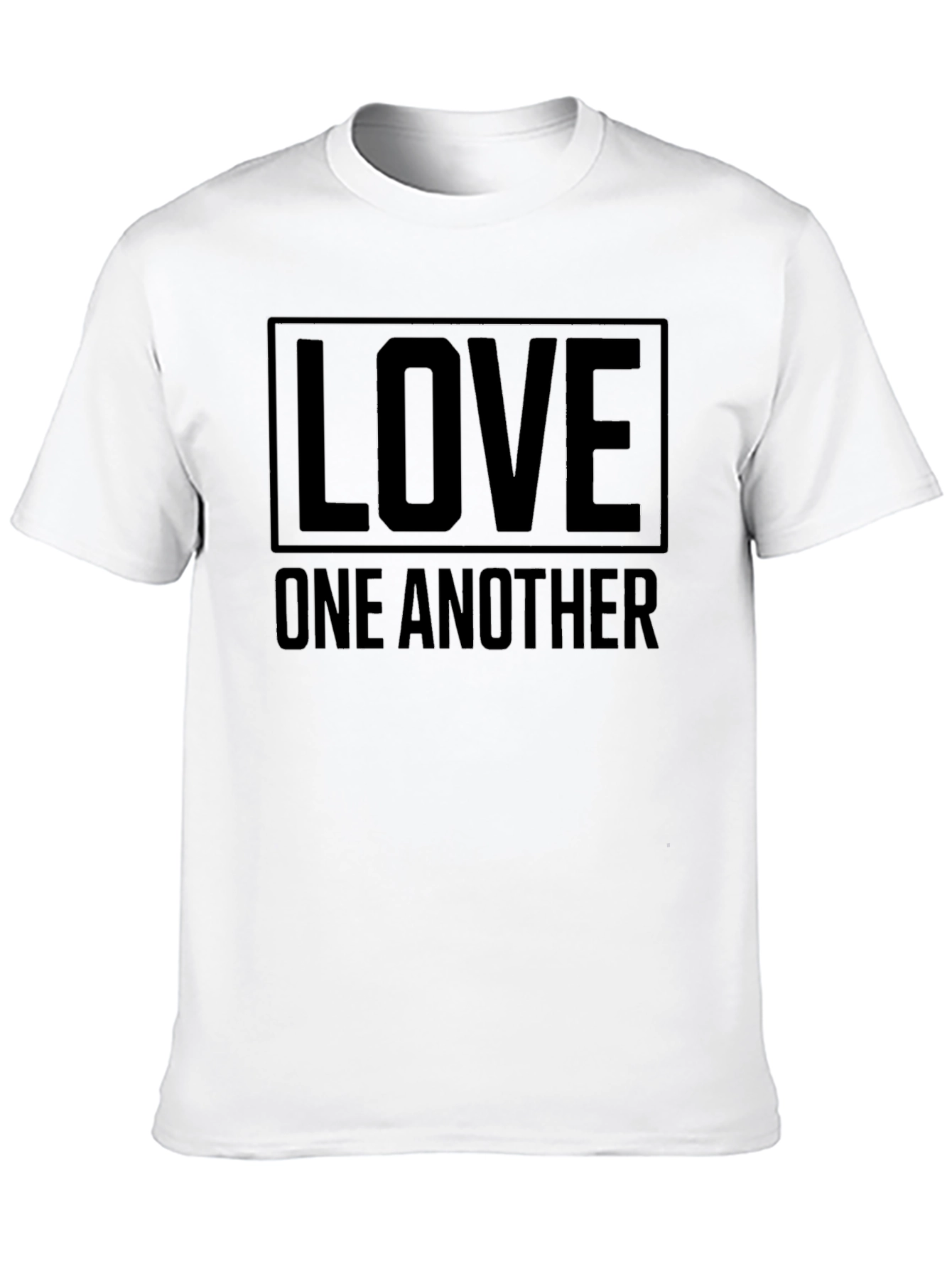 Love One Another Black Graphic Tee