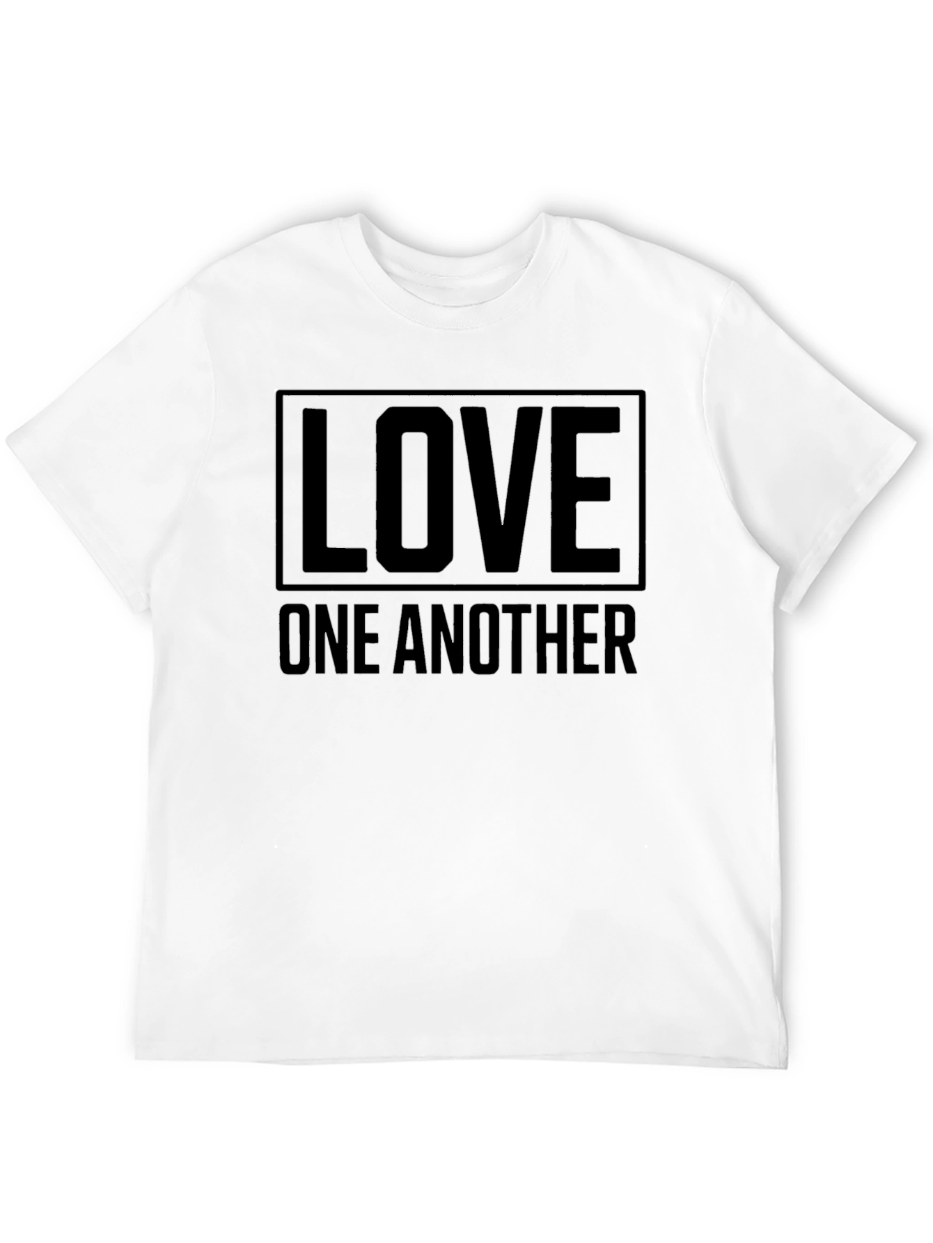 Love One Another Black Graphic Tee