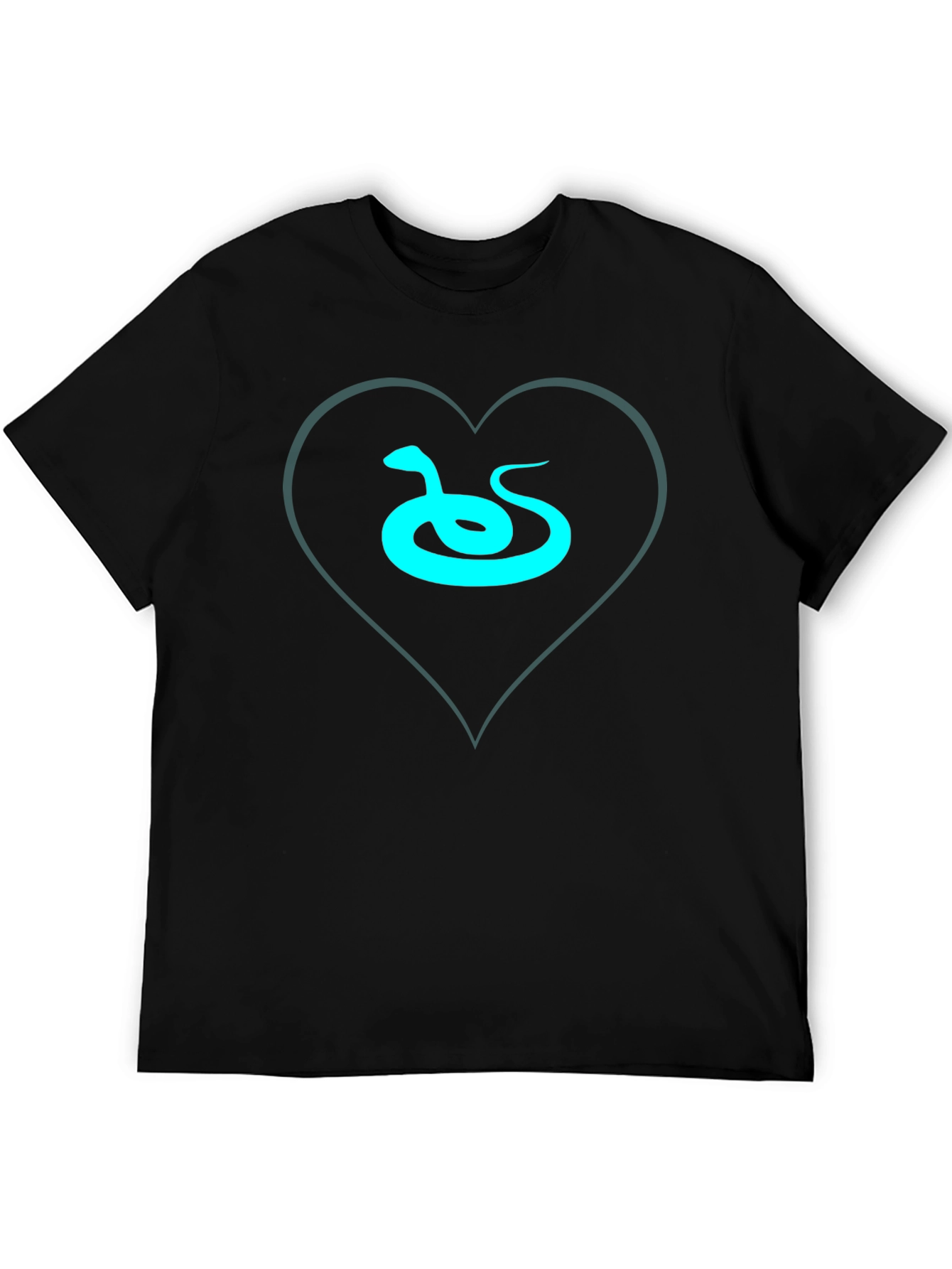 Snake Heart Graphic Tee - Sleek Style