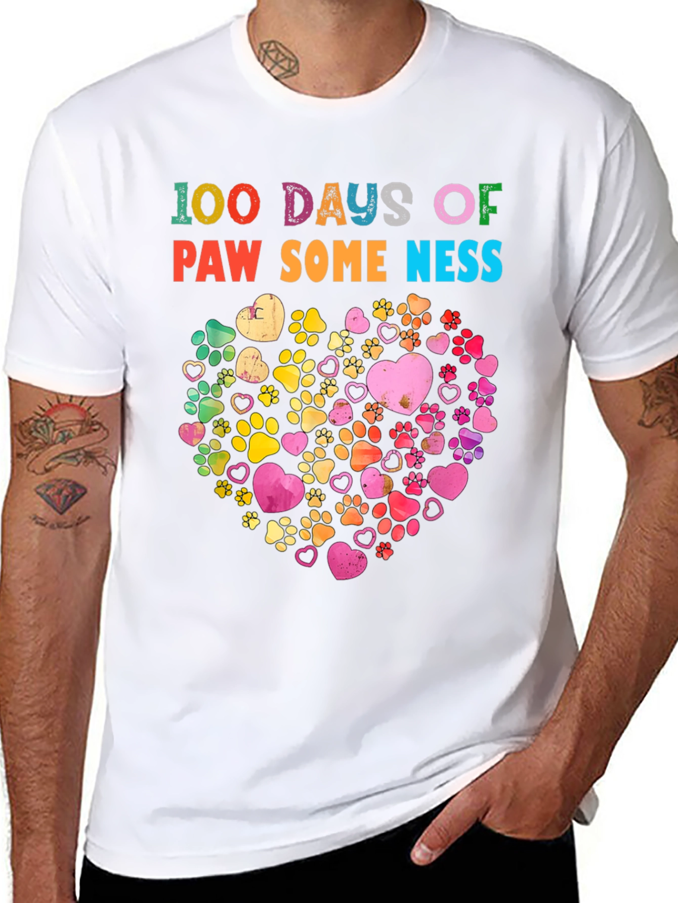 100 Days of Pawsome Ness T-Shirt