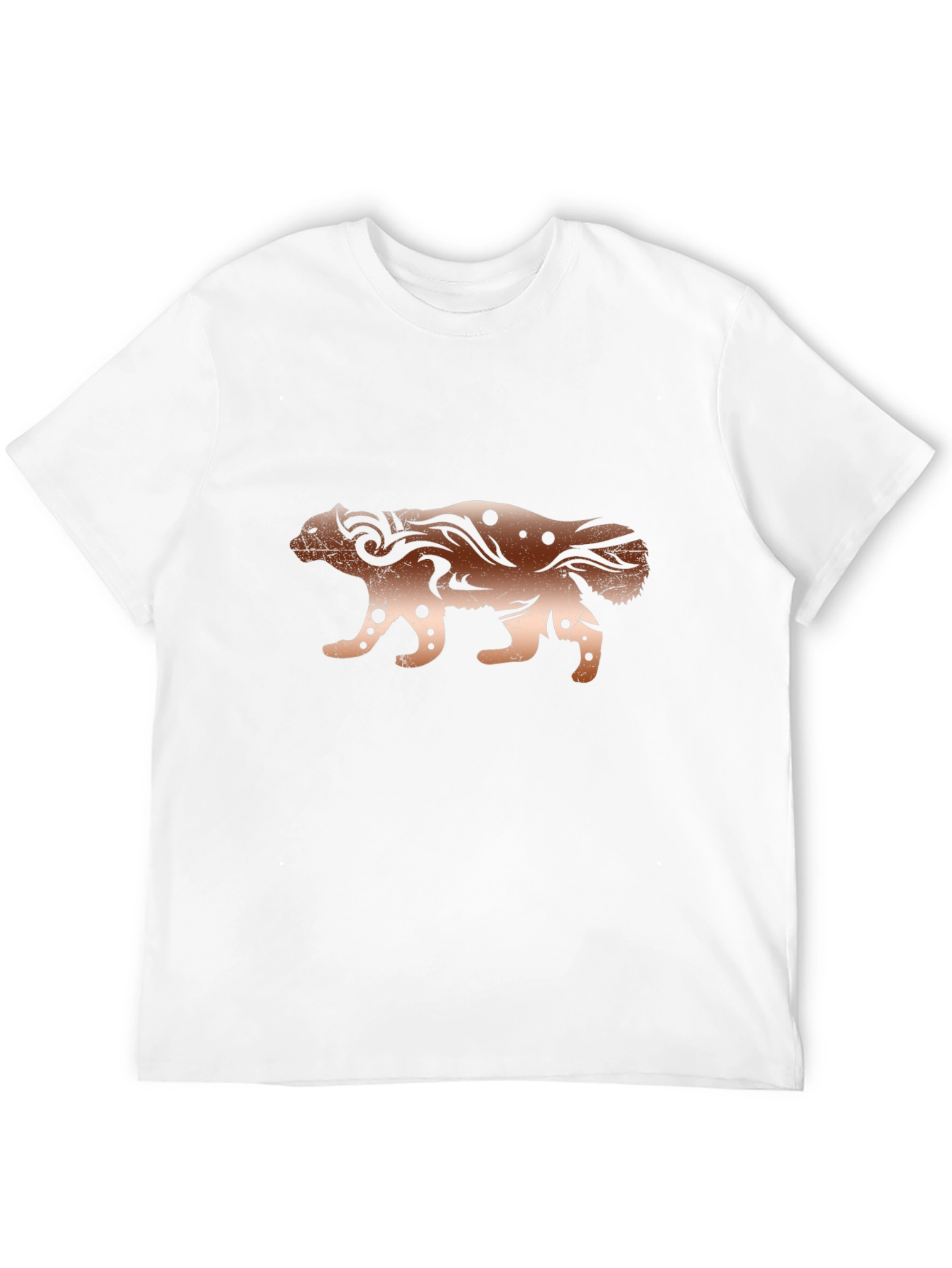 Tribal Honey Badger Graphic Print T-Shirt