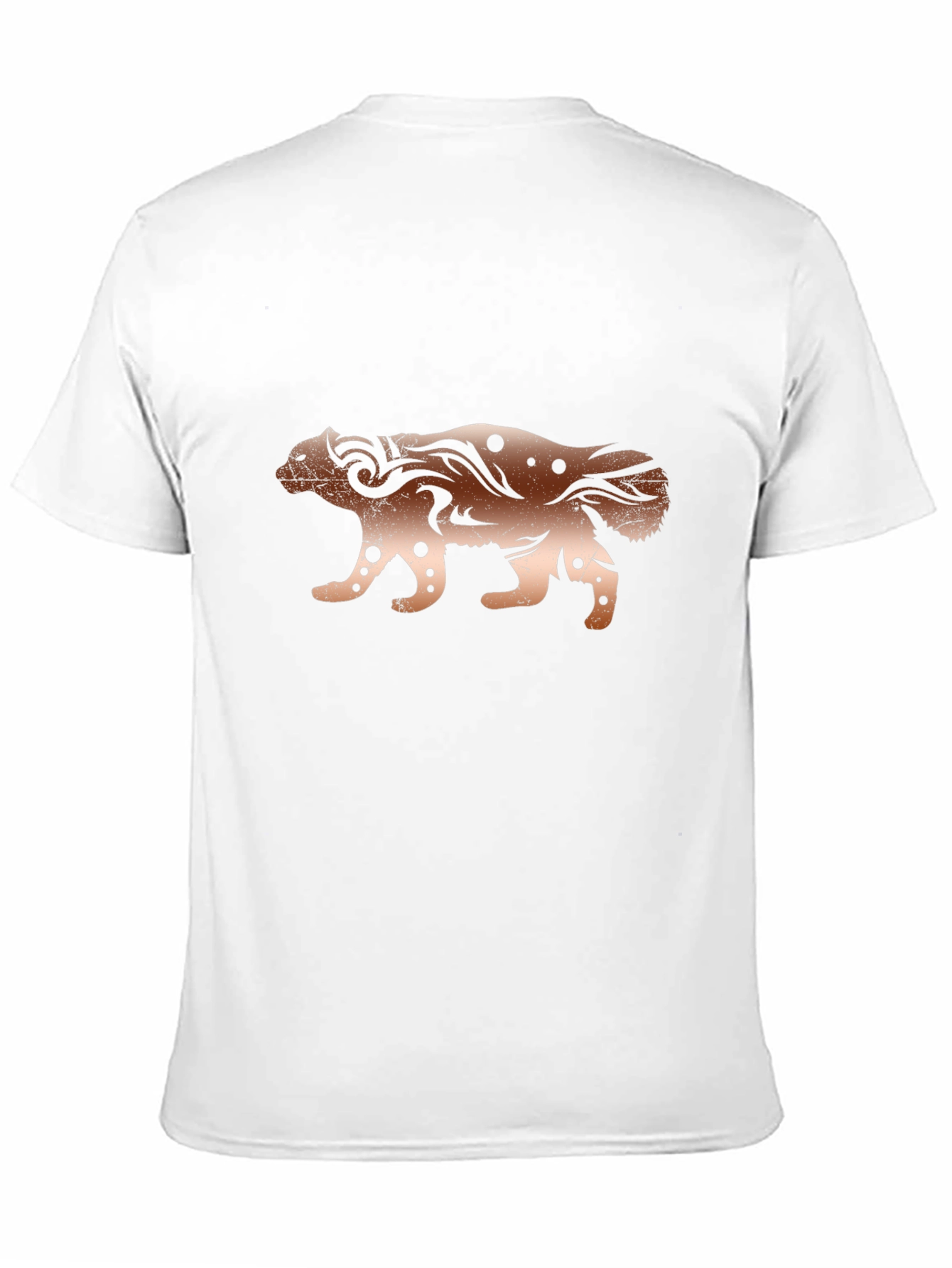 Tribal Honey Badger Graphic Print T-Shirt