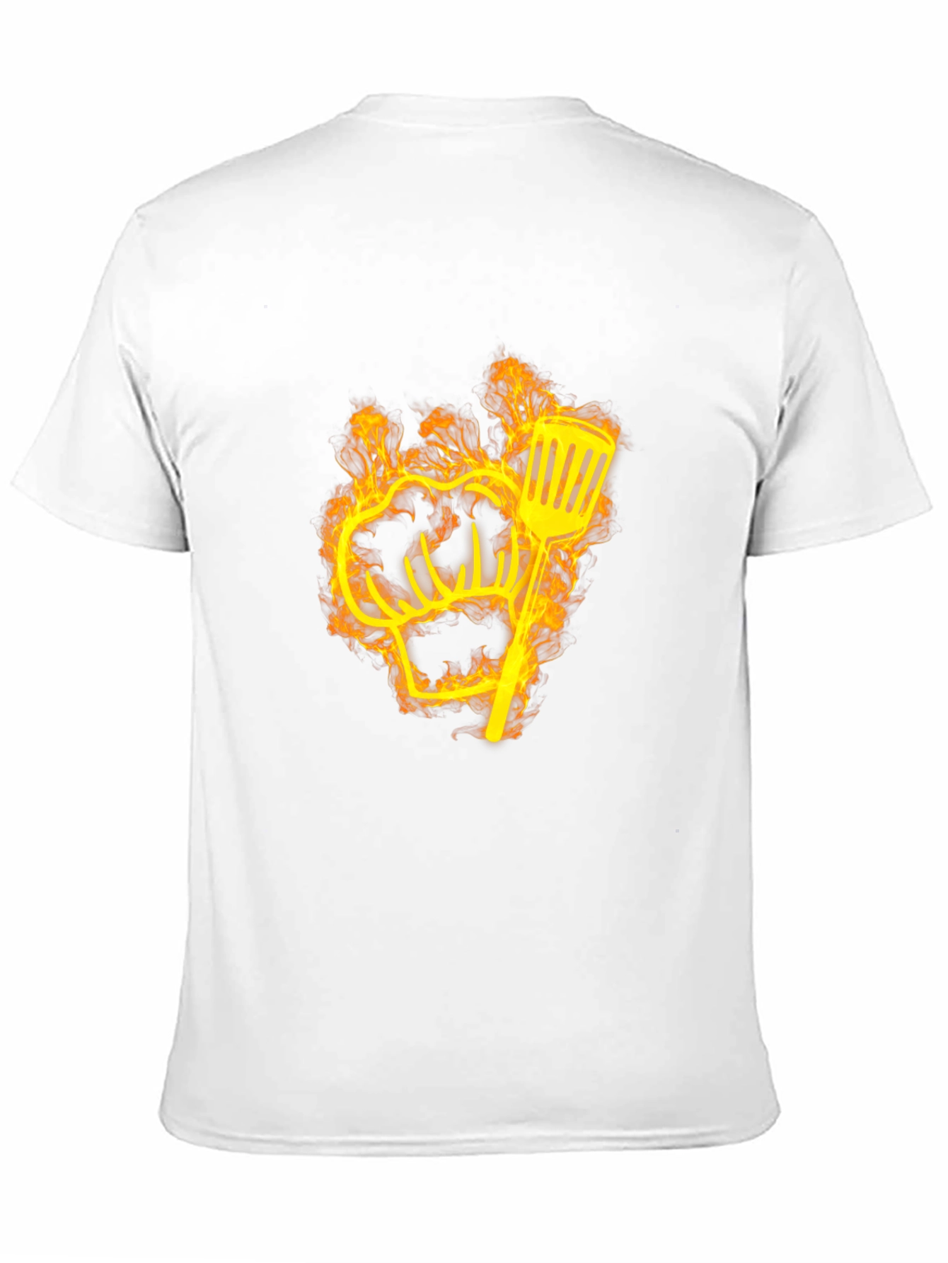 Flaming Chef Hat & Spatula Graphic Tee