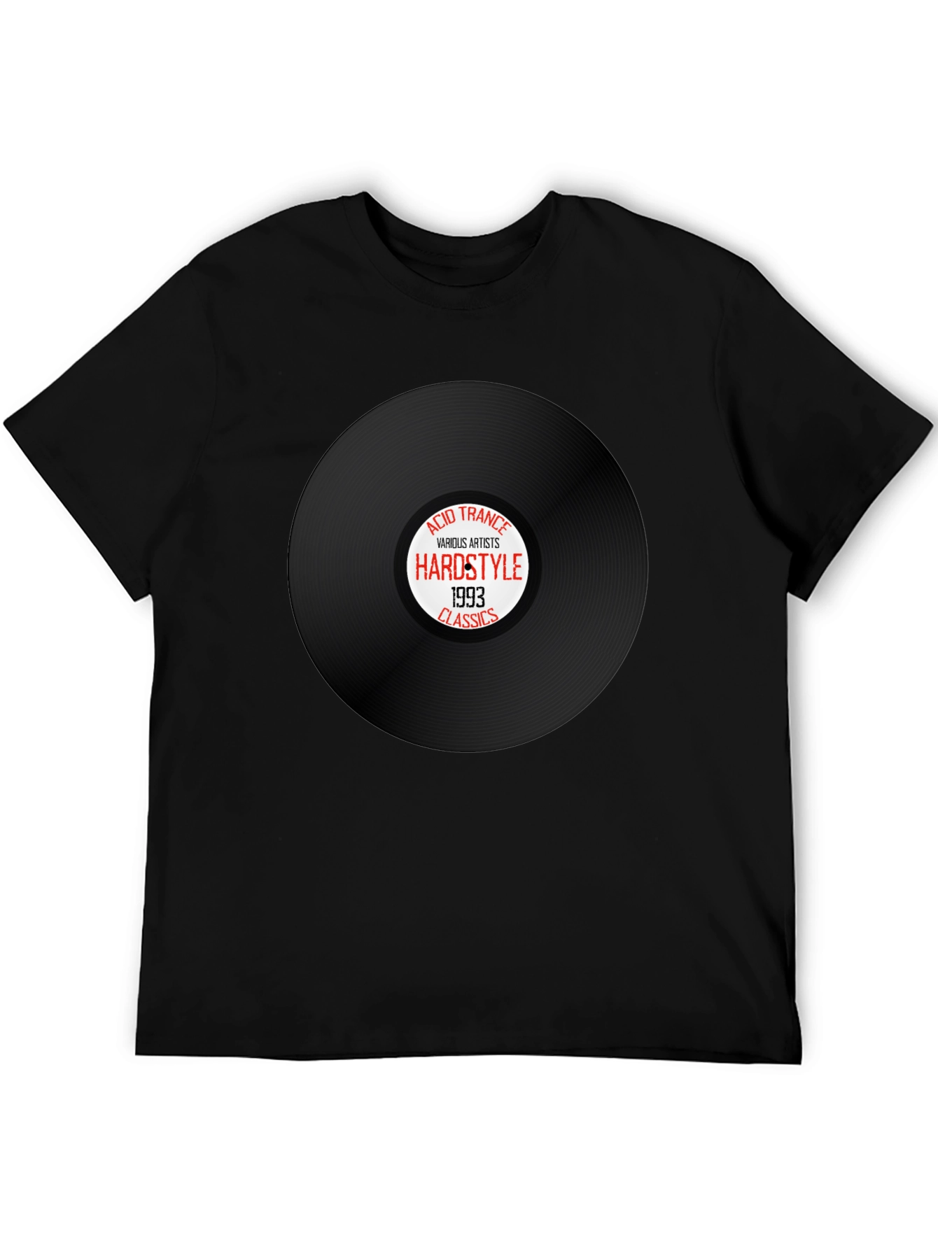 Hardstyle Acid Trance 1993 Classics Black T-Shirt