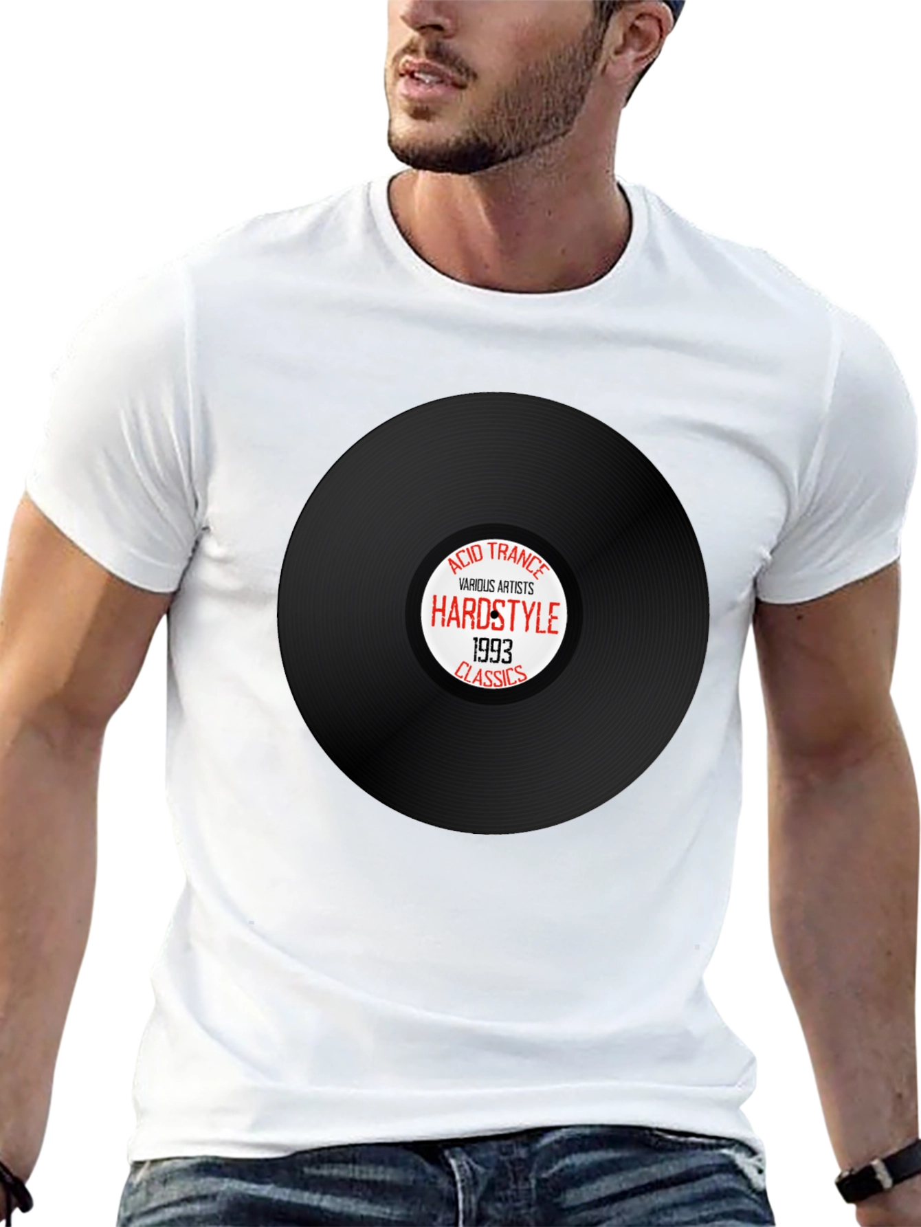 Hardstyle Acid Trance 1993 Classics Black T-Shirt