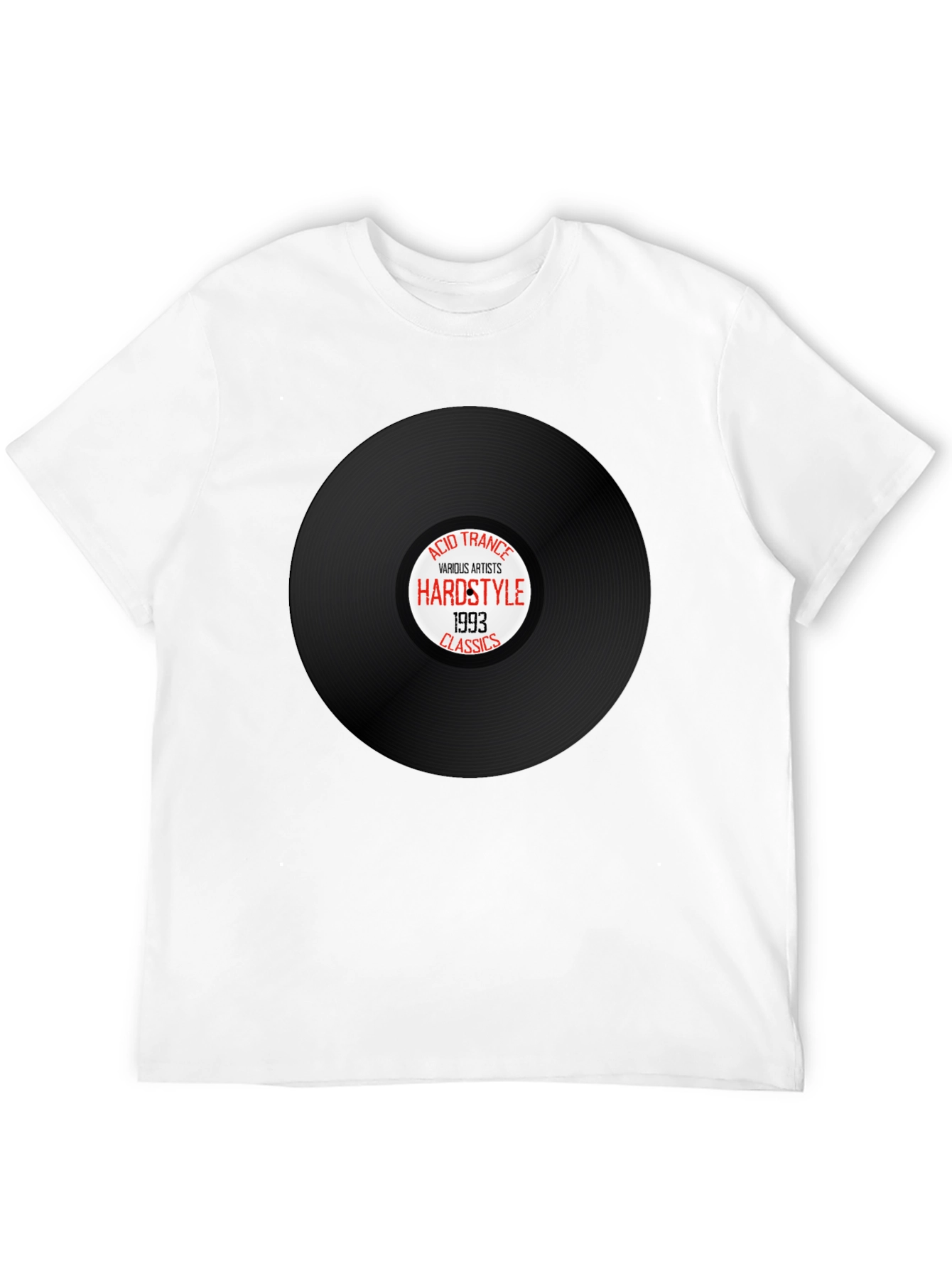 Hardstyle Acid Trance 1993 Classics Black T-Shirt