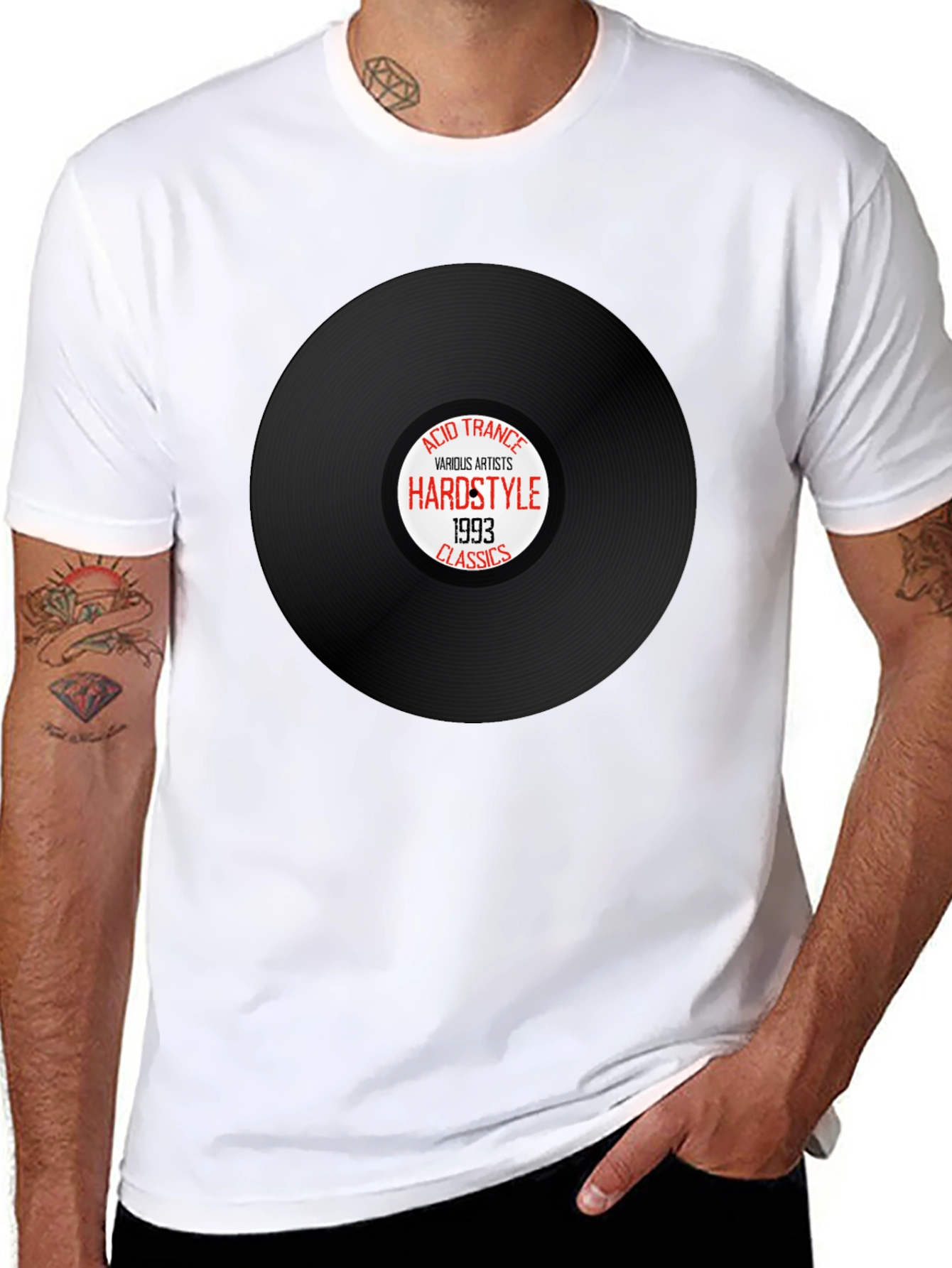 Hardstyle Acid Trance 1993 Classics Black T-Shirt