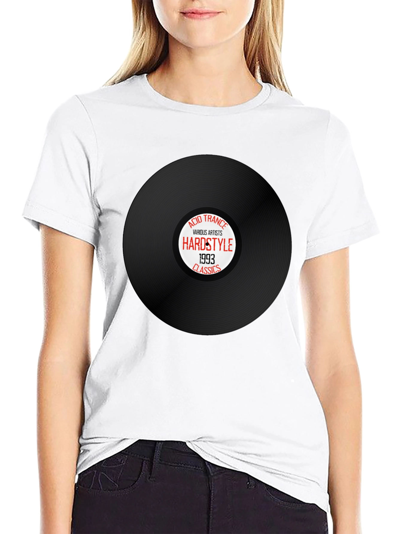 Hardstyle Acid Trance 1993 Classics Black T-Shirt