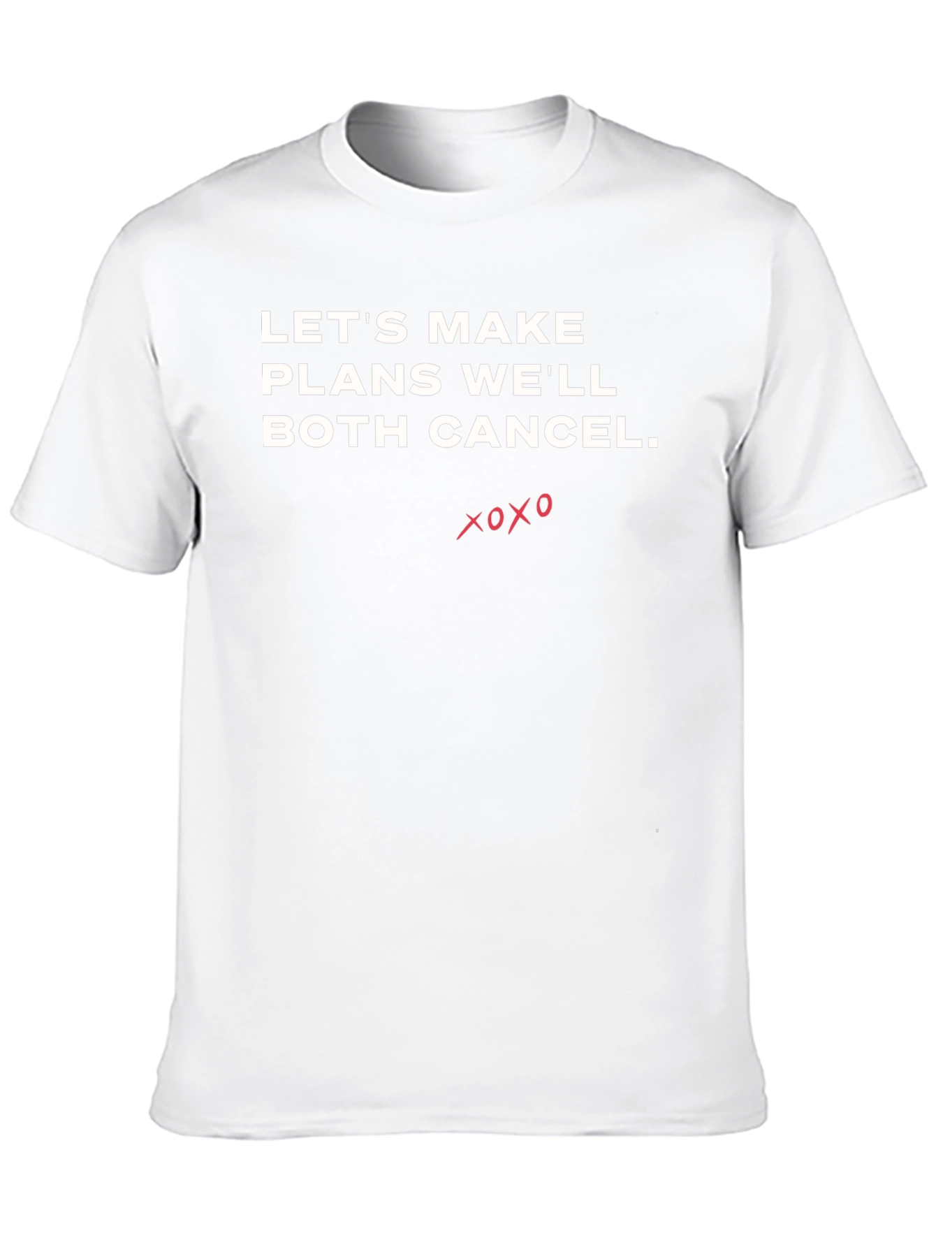 Funny Cancel Plans Graphic Tee - Black T-Shirt