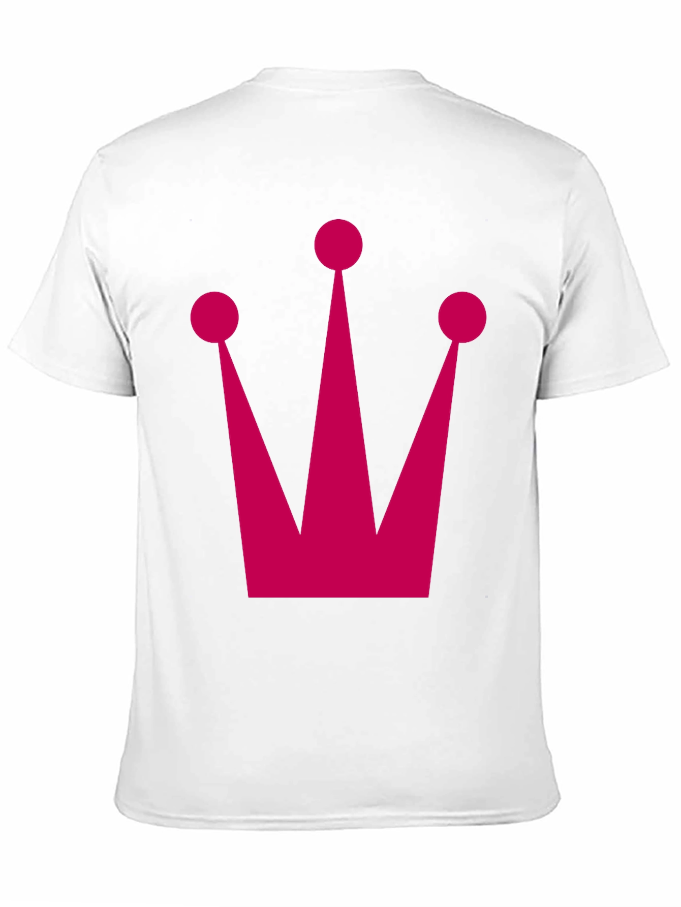 Crown Graphic Tee - Classic Black Cotton T-Shirt