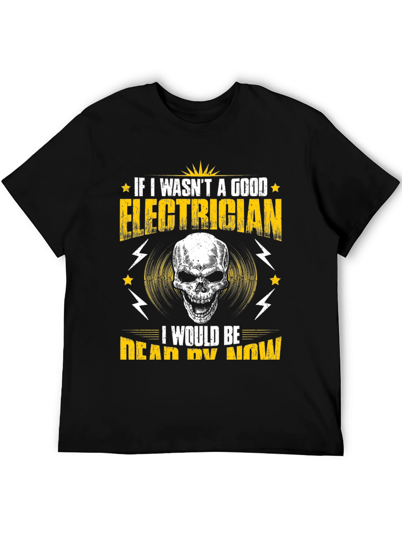 Electrician Skull T-Shirt