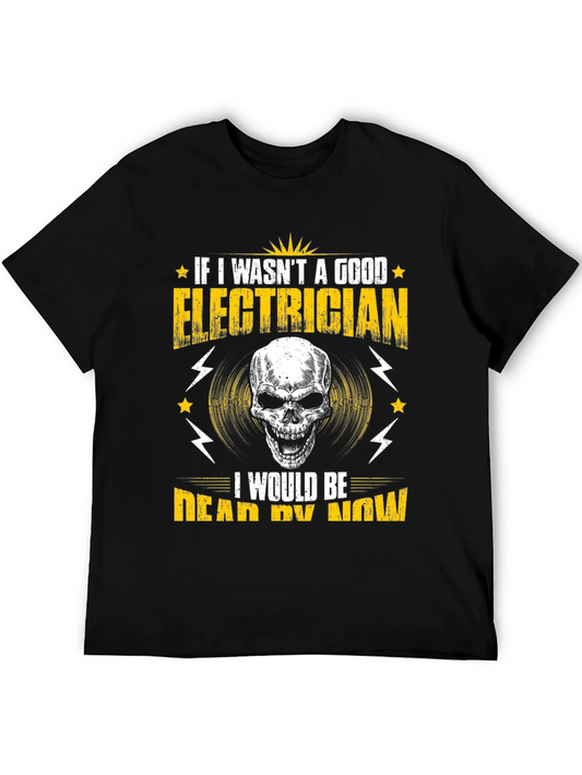 Electrician Skull T-Shirt