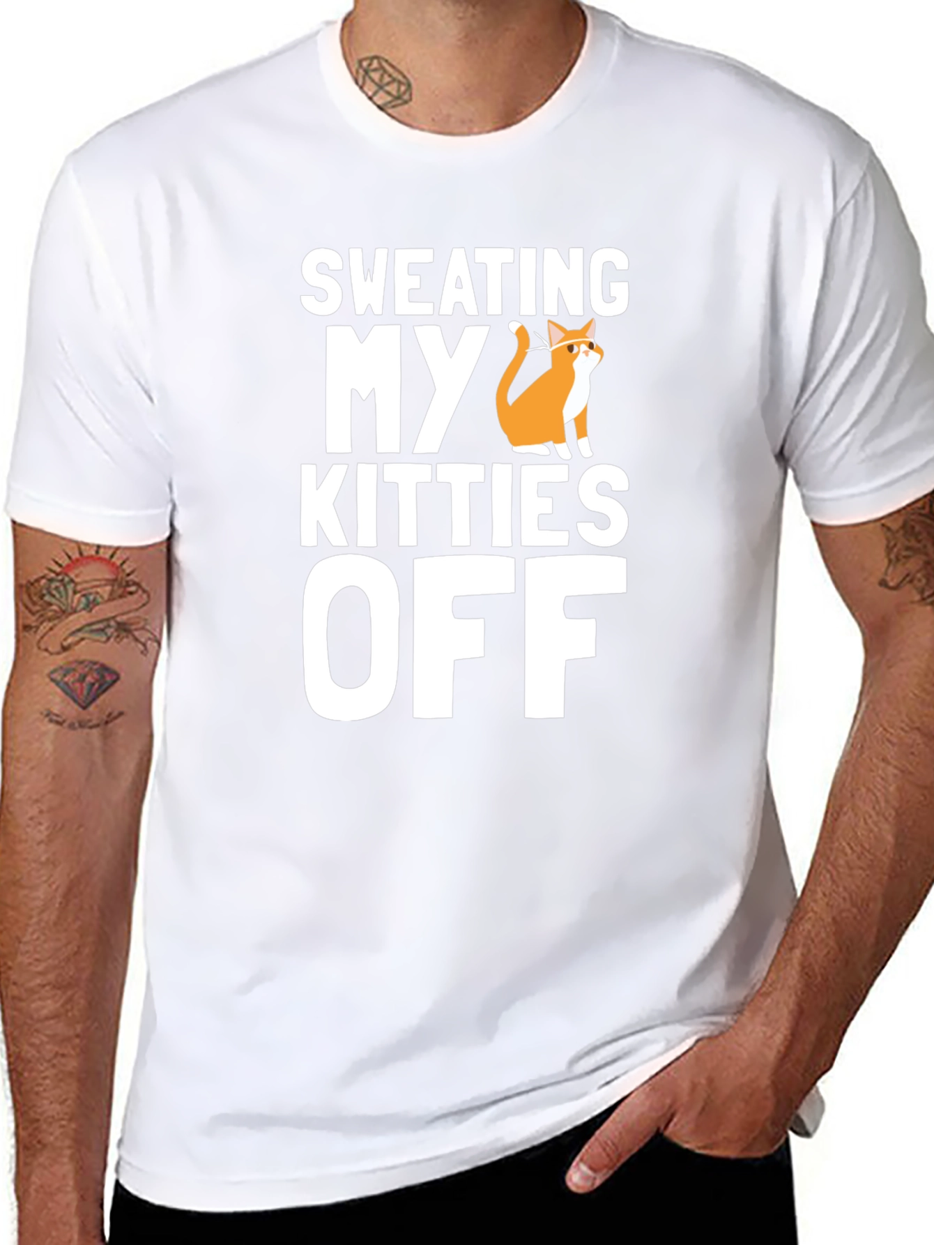 Sweating My Kitties Off T-Shirt