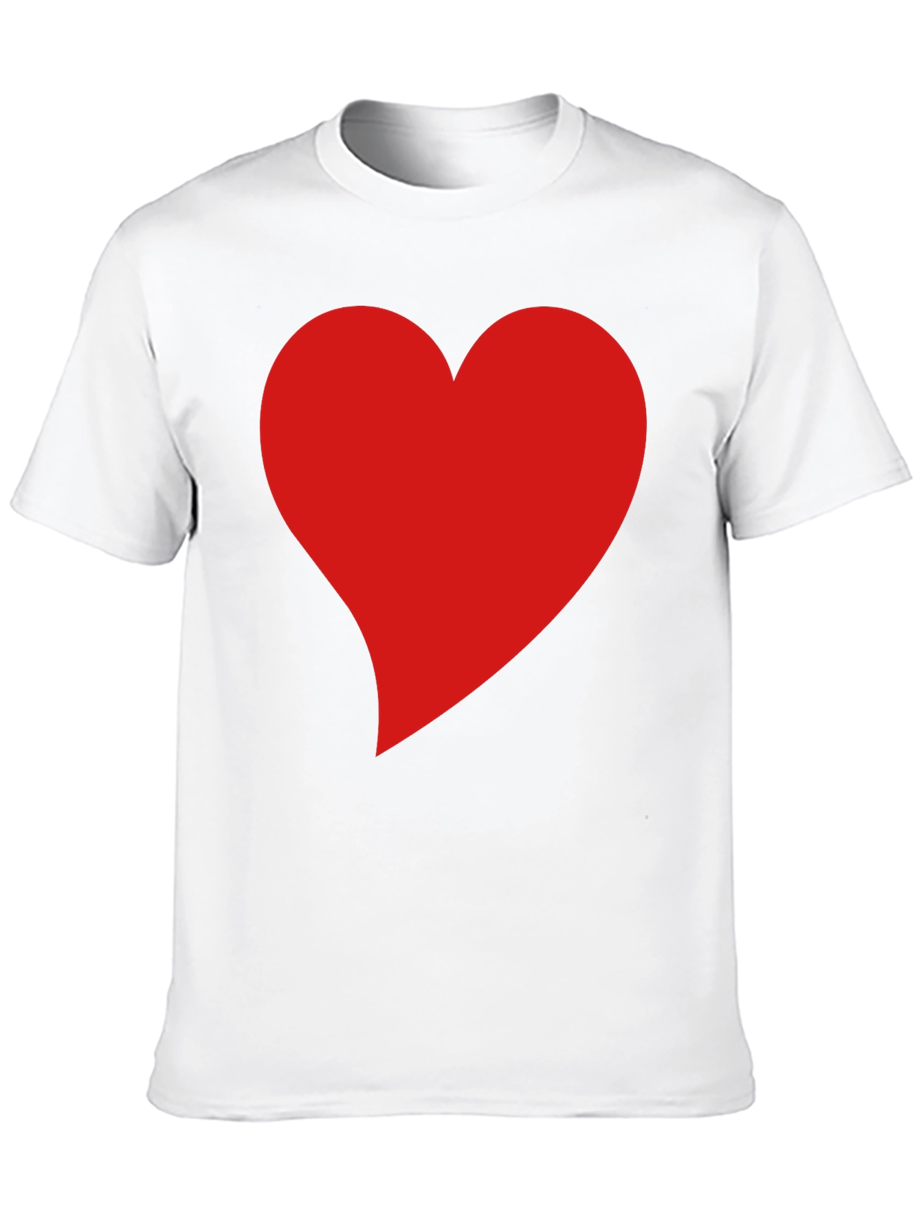 Heart Graphic Black T-Shirt - Stylish Casual Wear
