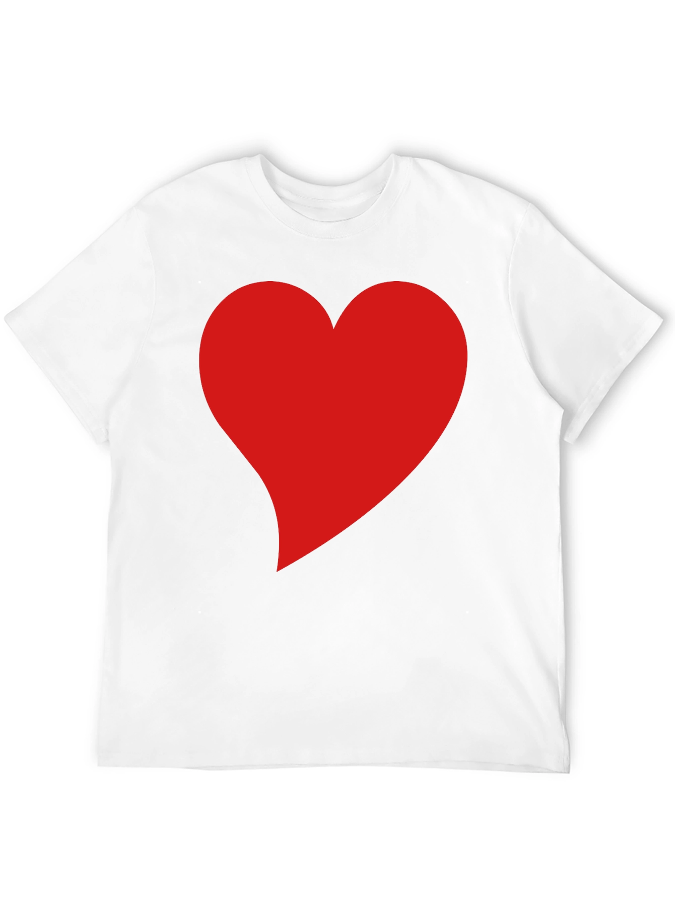 Heart Graphic Black T-Shirt - Stylish Casual Wear