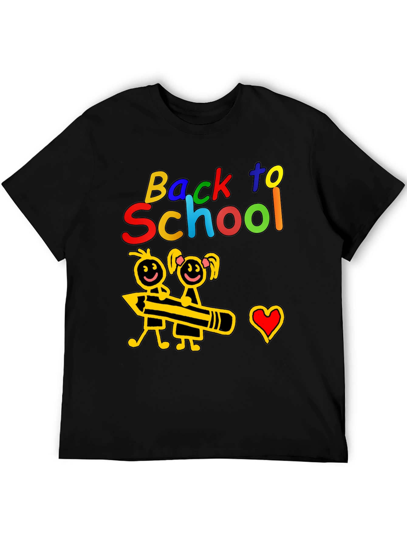 Back to School Graphic Tee - Cute Kids Design