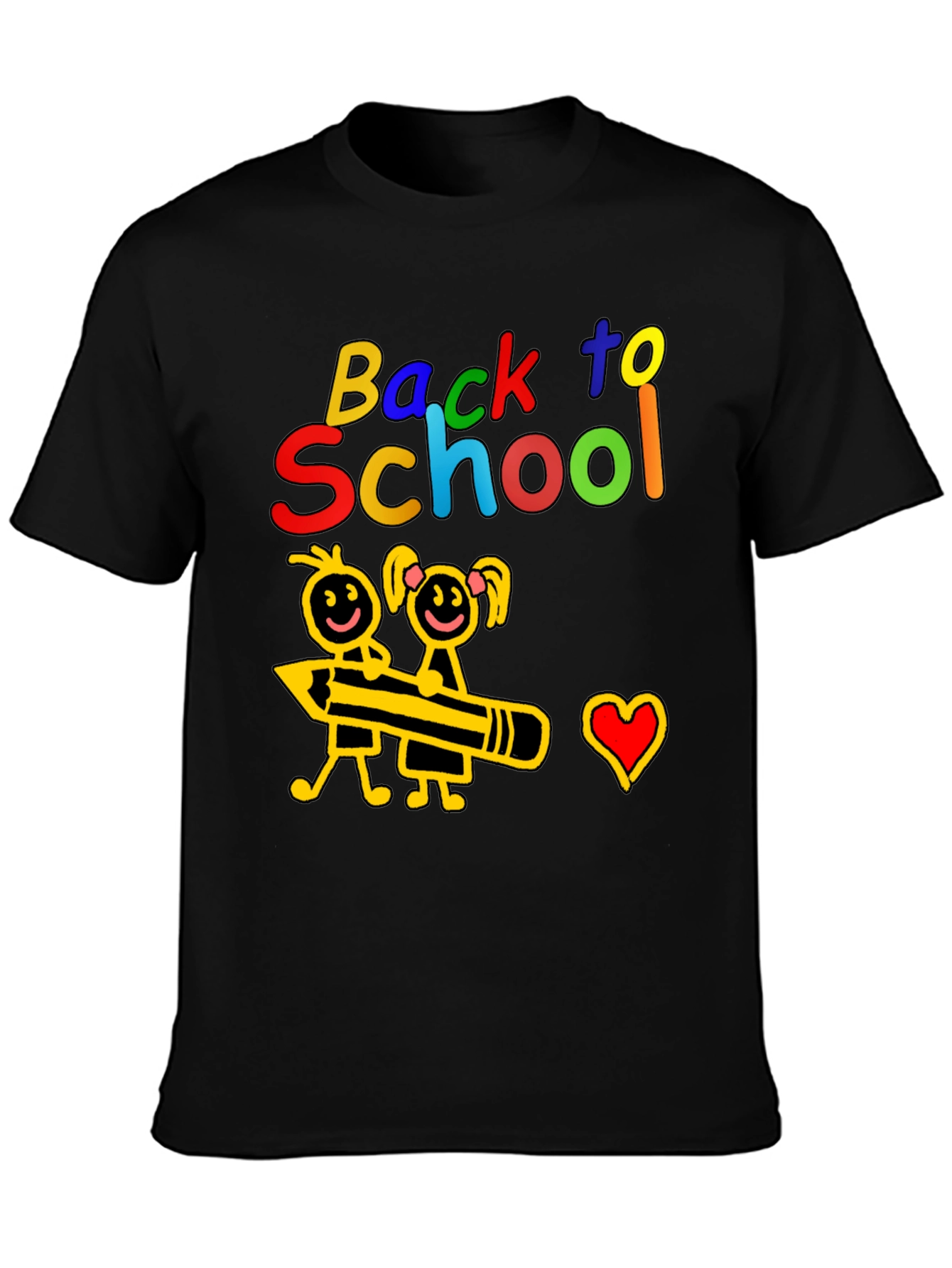 Back to School Graphic Tee - Cute Kids Design
