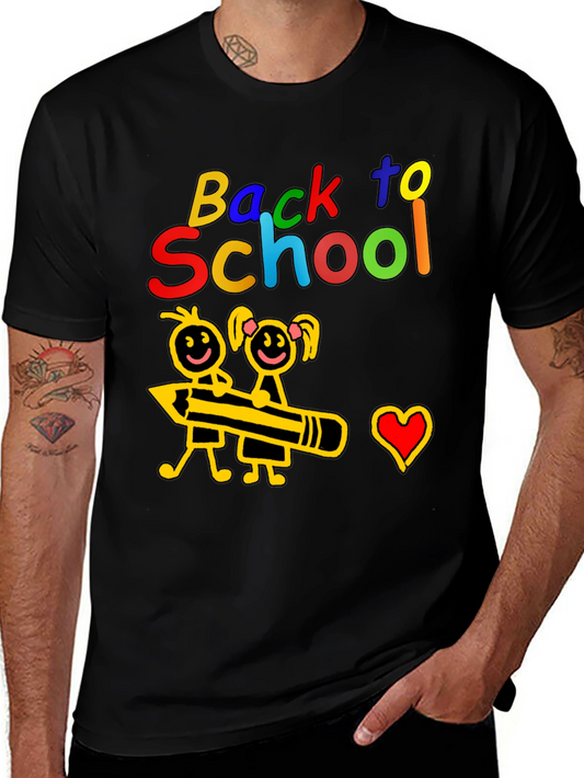 Back to School Graphic Tee - Cute Kids Design