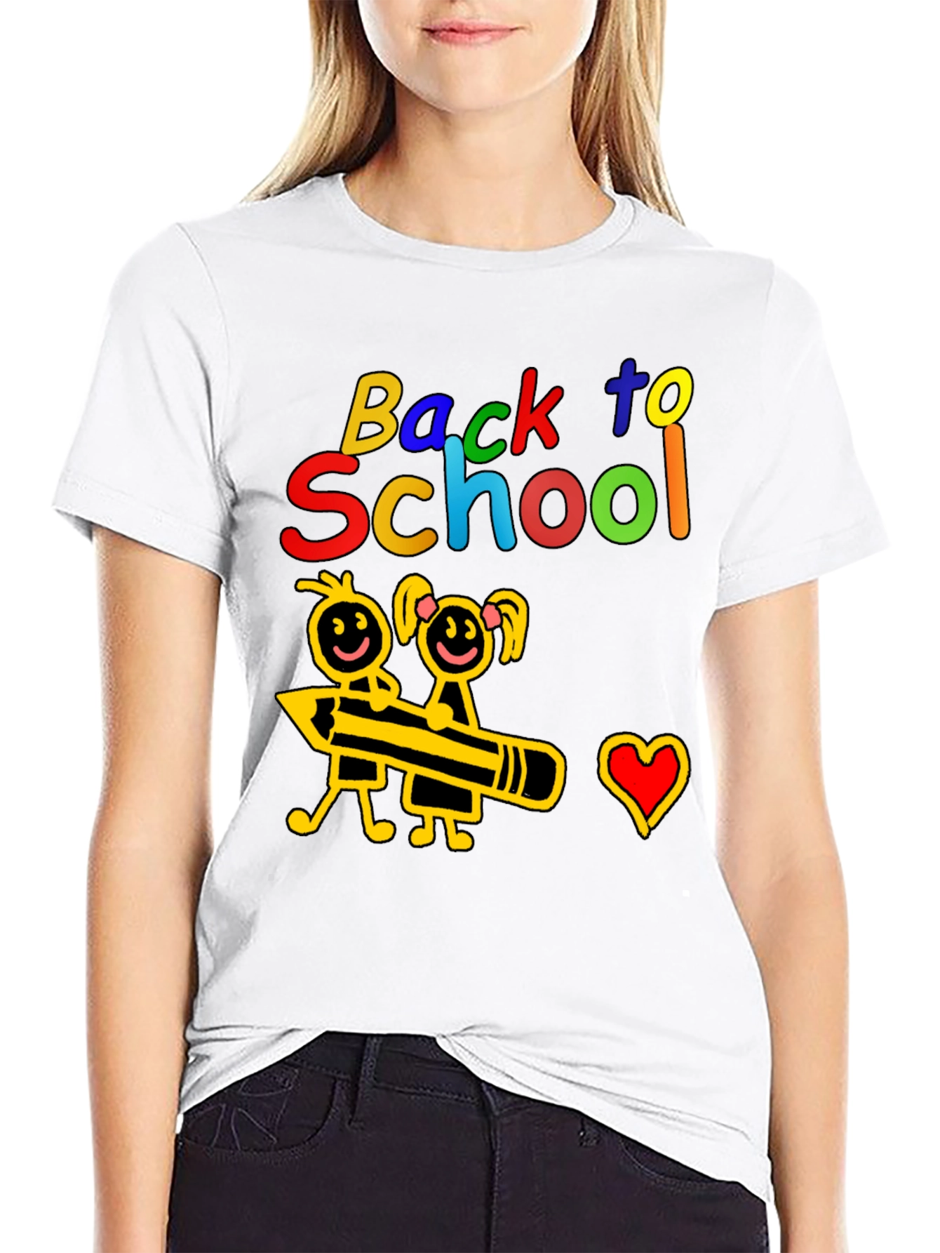 Back to School Graphic Tee - Cute Kids Design