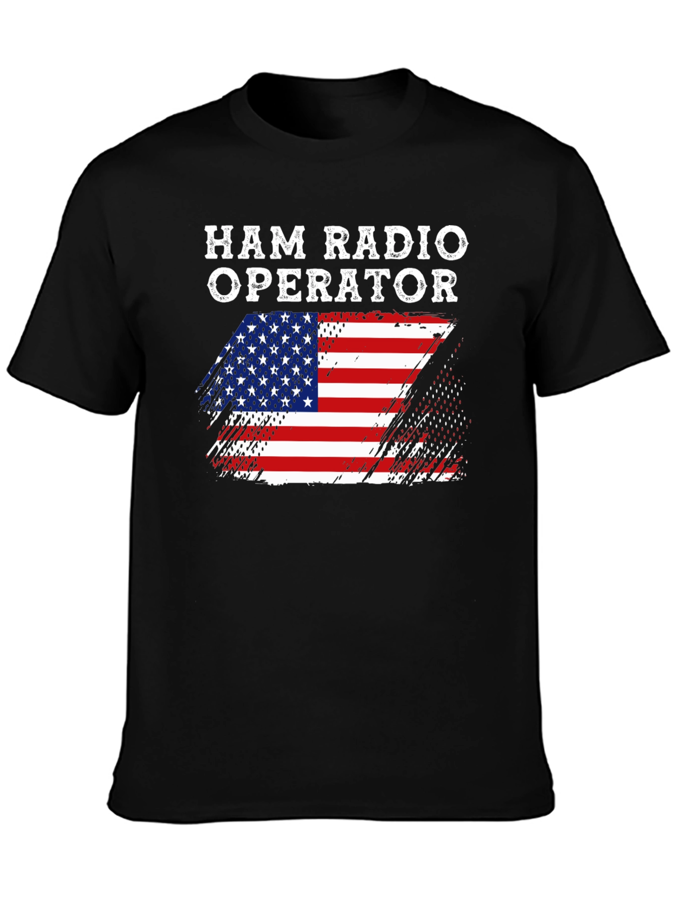 Ham Radio Operator USA Flag T-Shirt