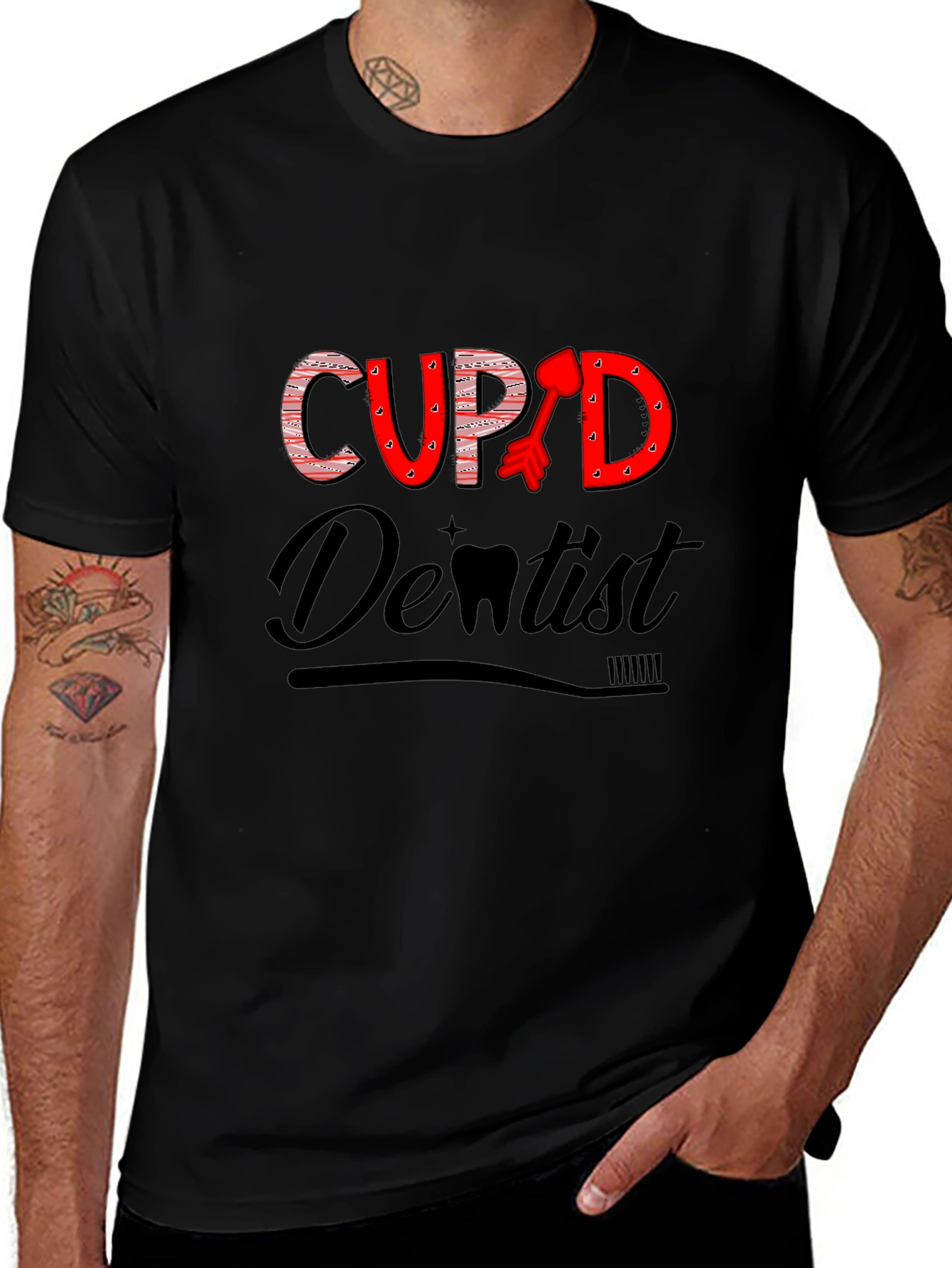 Cupid Dentist Valentines Day T-Shirt