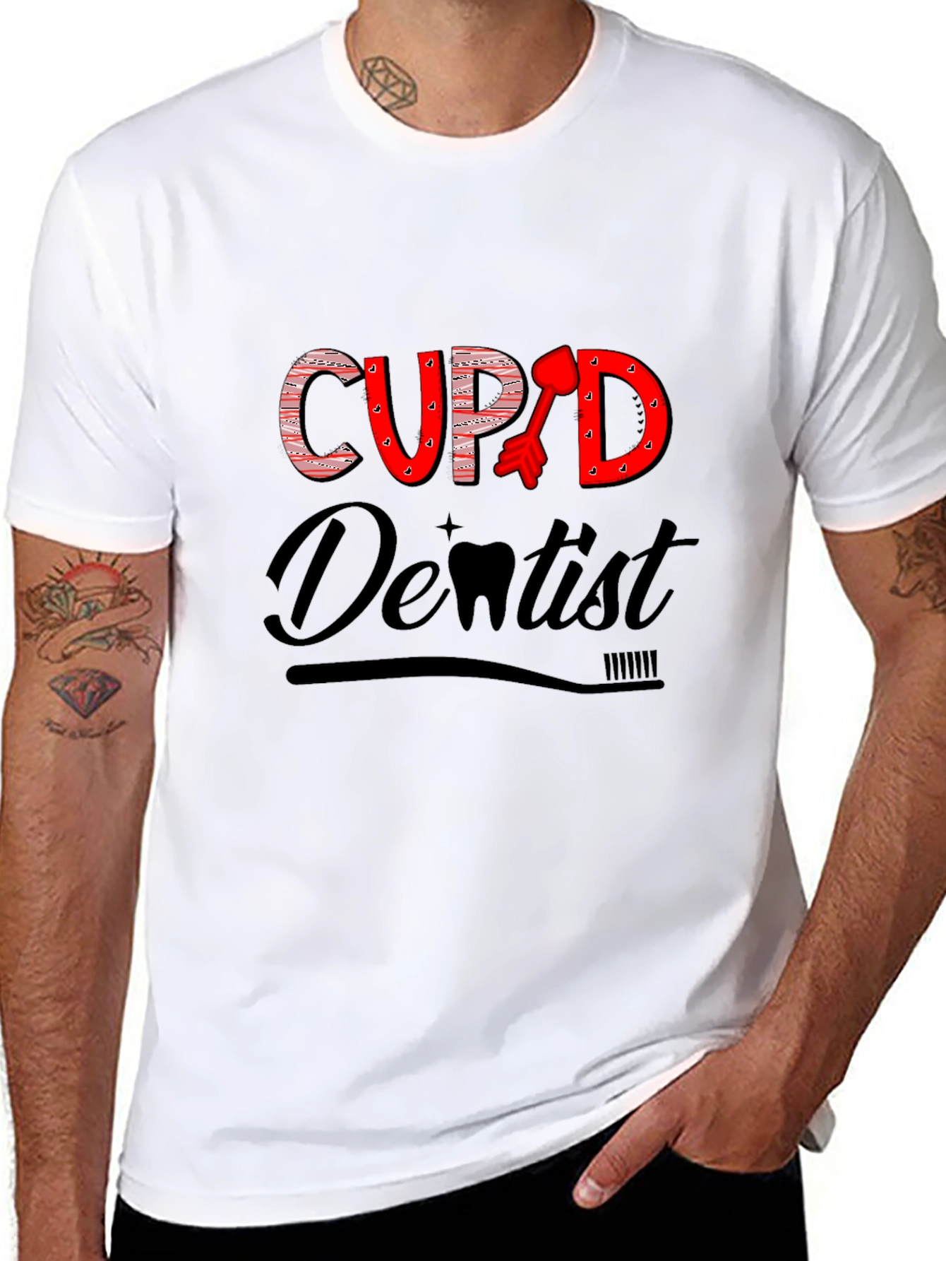 Cupid Dentist Valentines Day T-Shirt