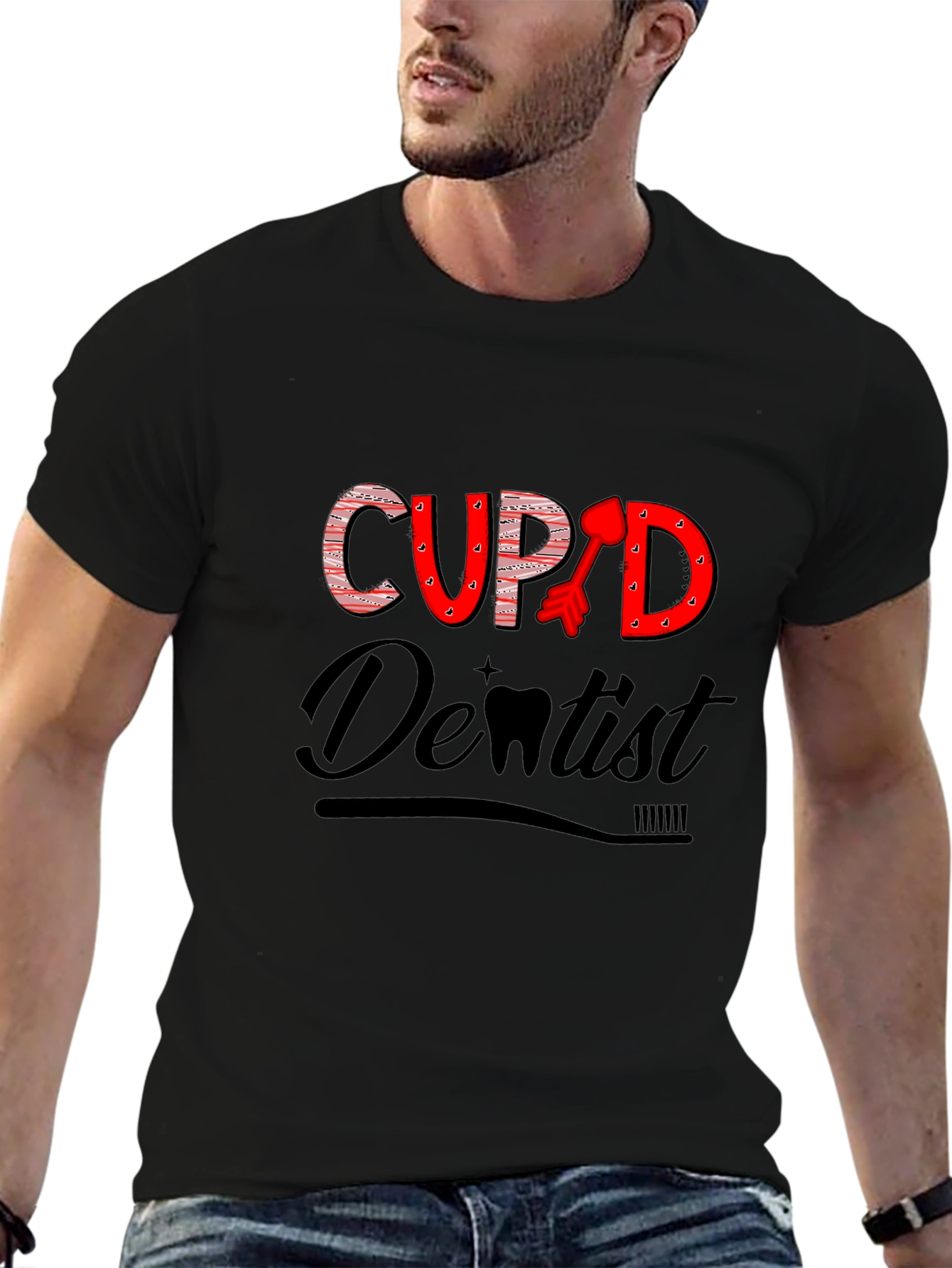 Cupid Dentist Valentines Day T-Shirt