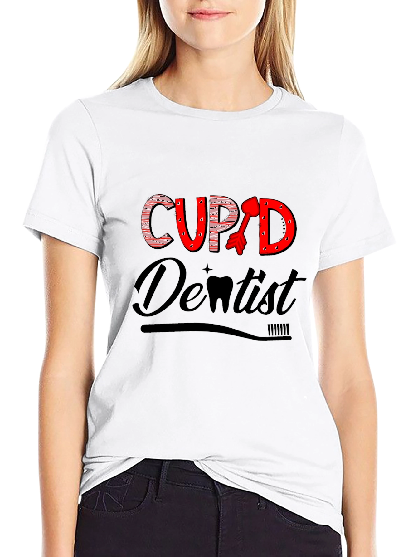 Cupid Dentist Valentines Day T-Shirt