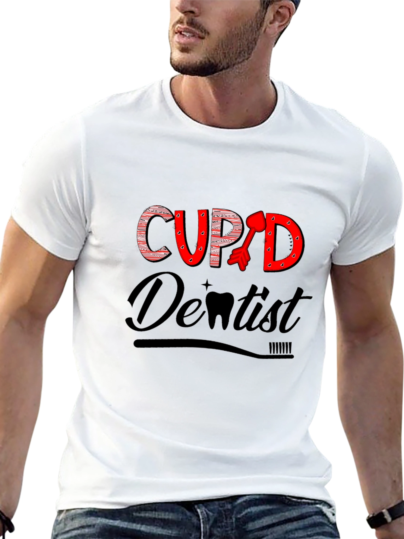 Cupid Dentist Valentines Day T-Shirt