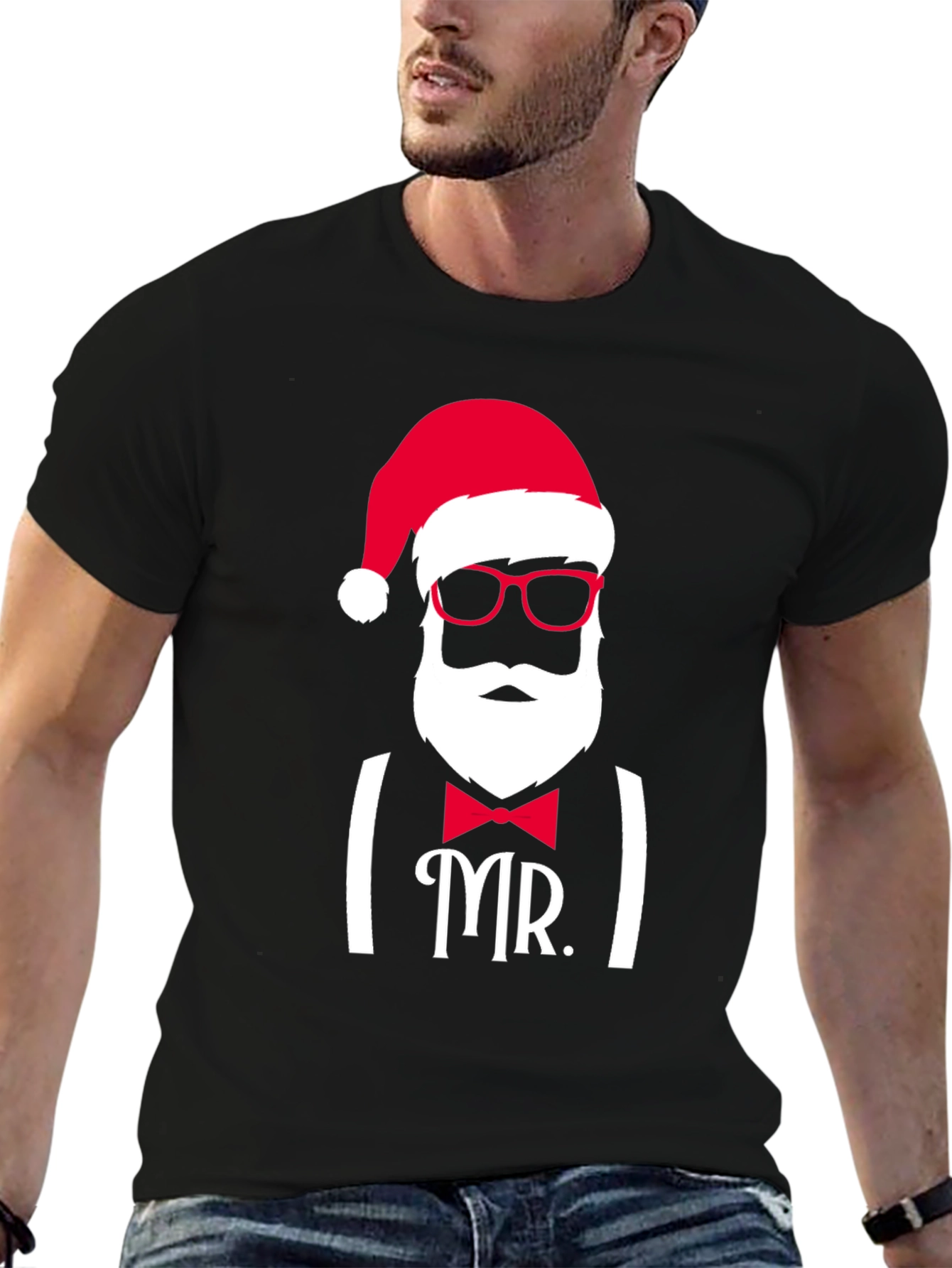 Mr. Santa T-Shirt - Holiday Festive Style
