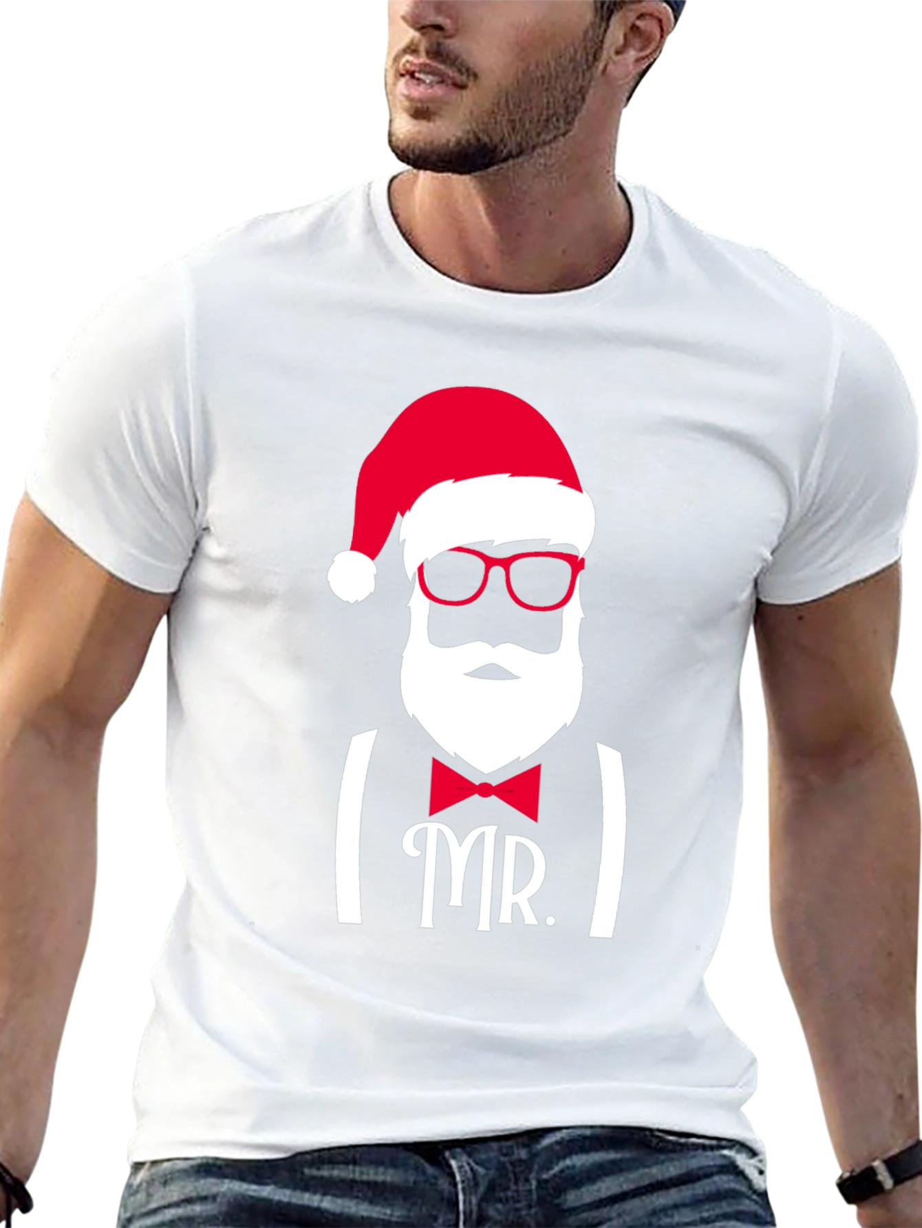 Mr. Santa T-Shirt - Holiday Festive Style