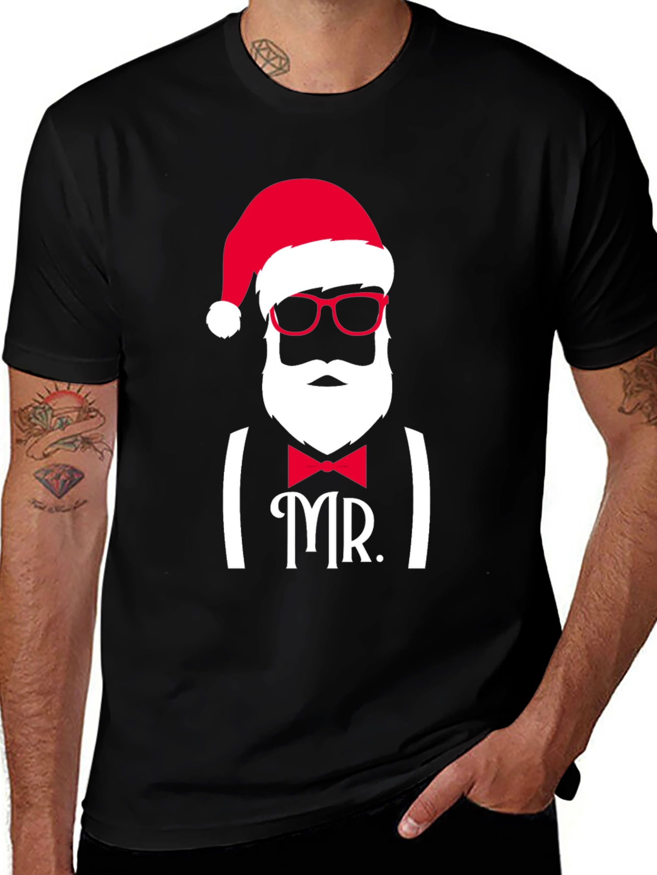 Mr. Santa T-Shirt - Holiday Festive Style