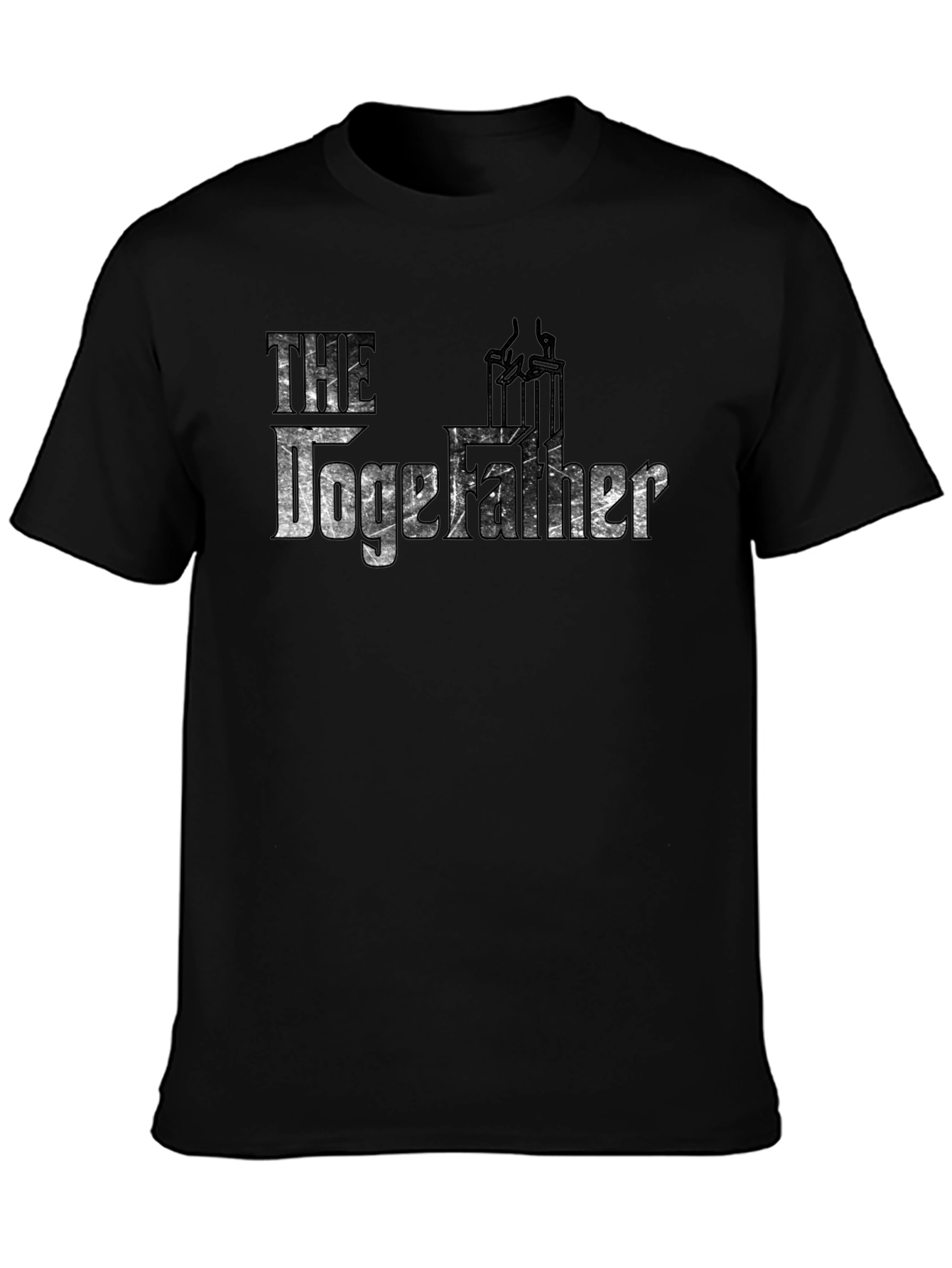 The DogeFather Black Graphic Tee