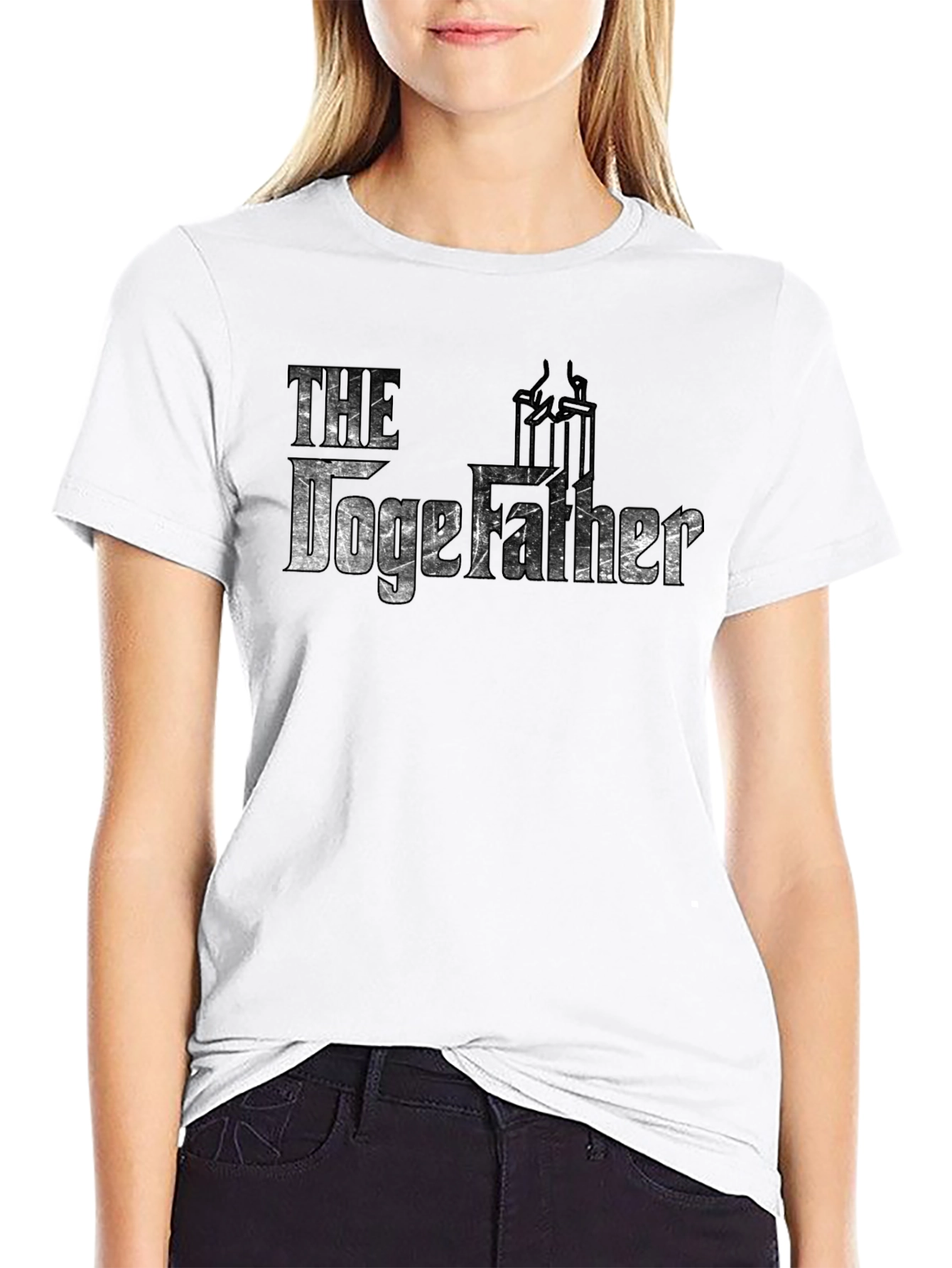 The DogeFather Black Graphic Tee
