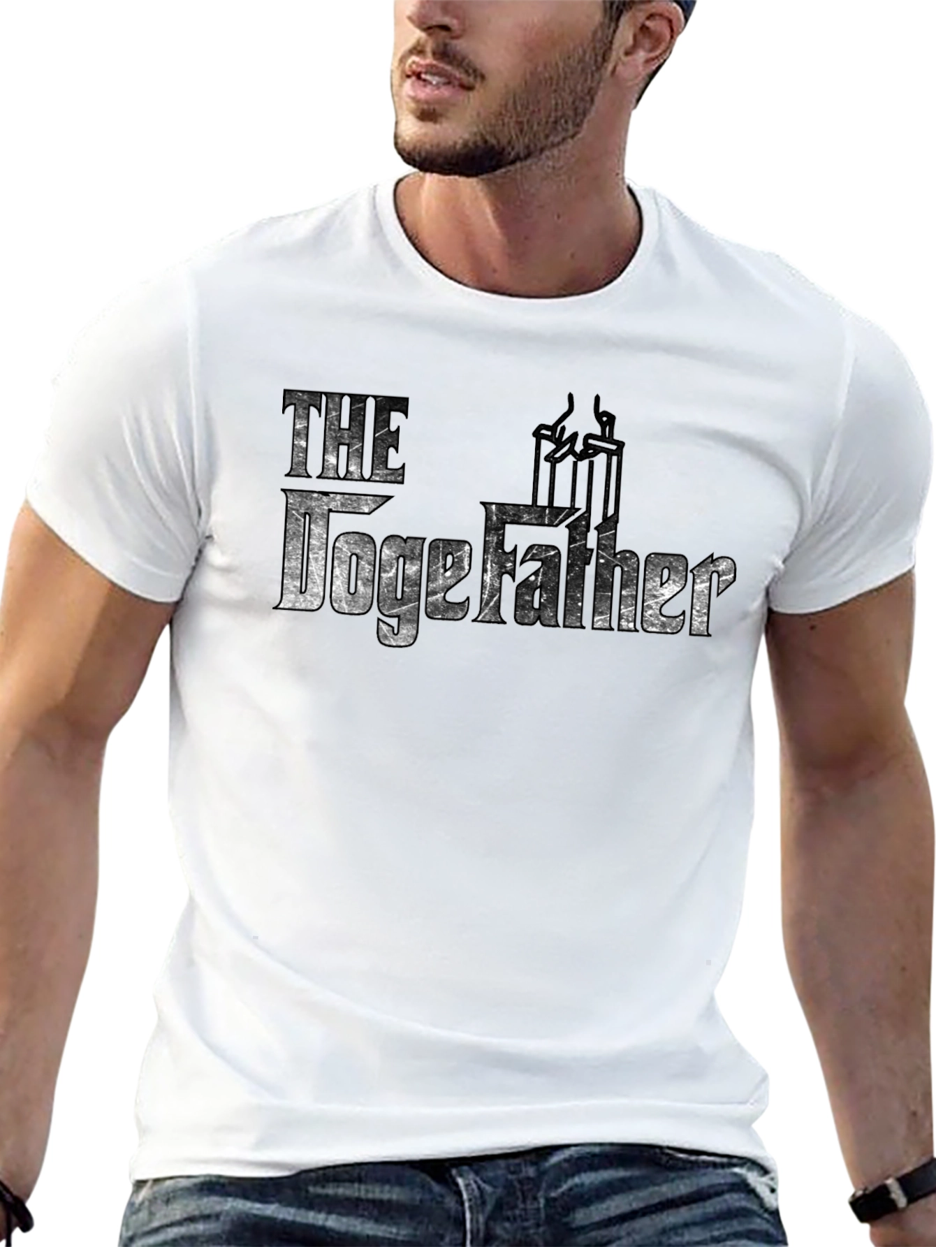The DogeFather Black Graphic Tee
