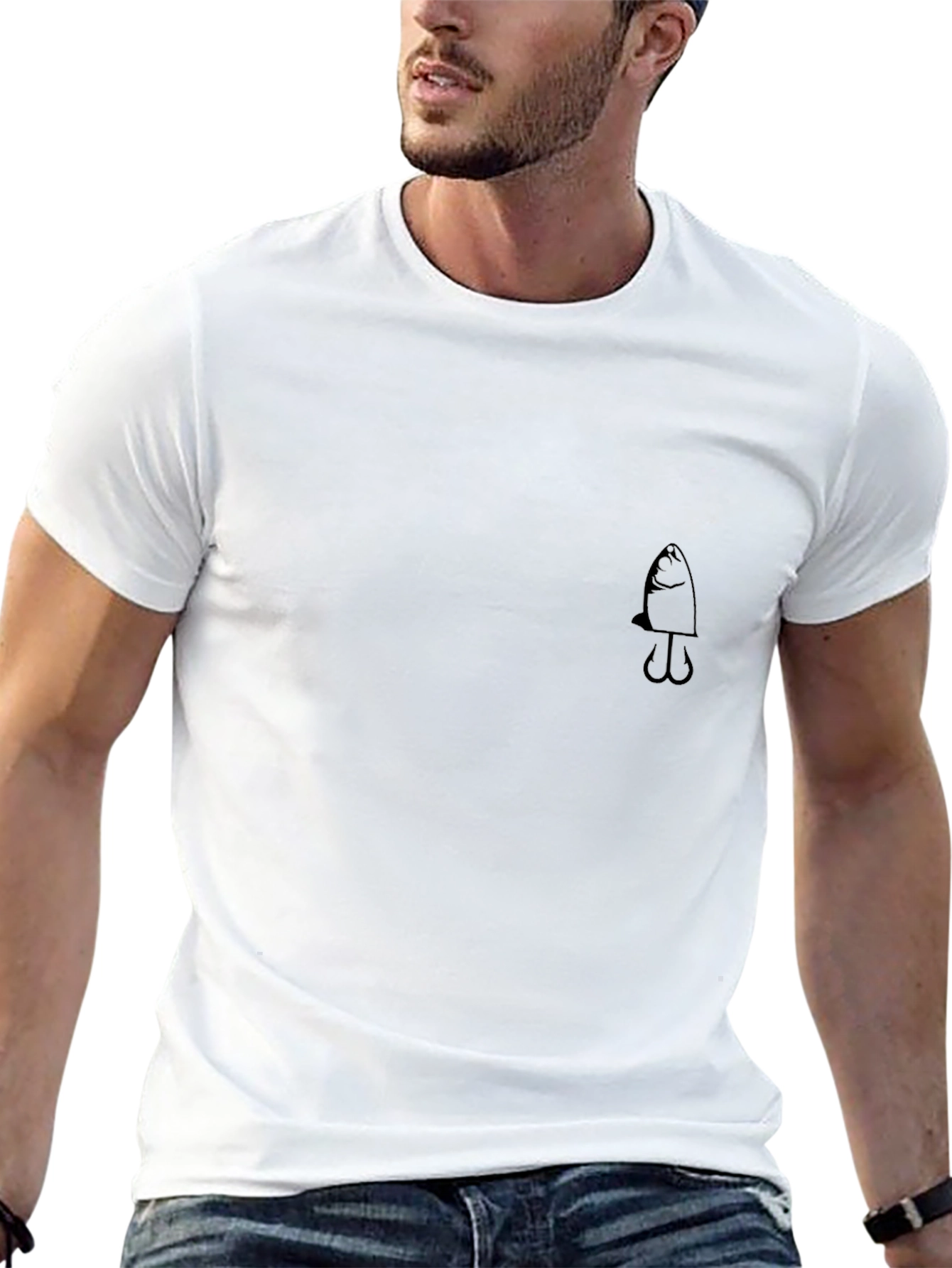 Black Fishing Lure T-Shirt - Anglers Choice