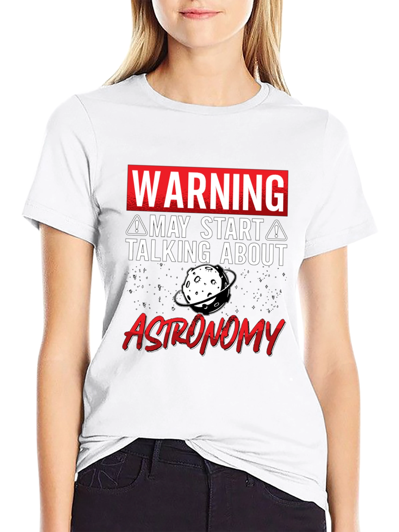 Warning May Talk About Astronomy T-Shirt