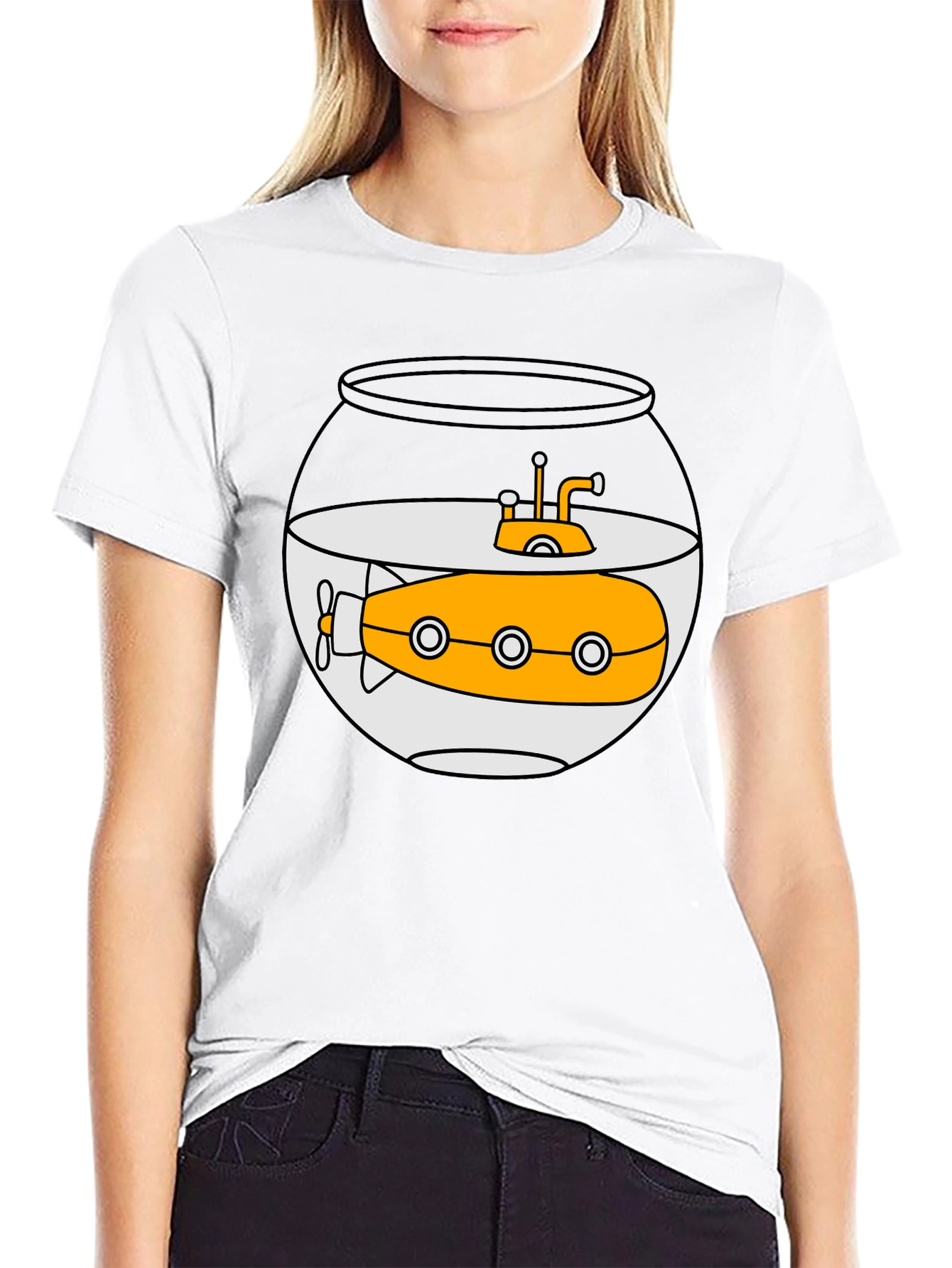 Submarine in a Bowl Graphic Tee