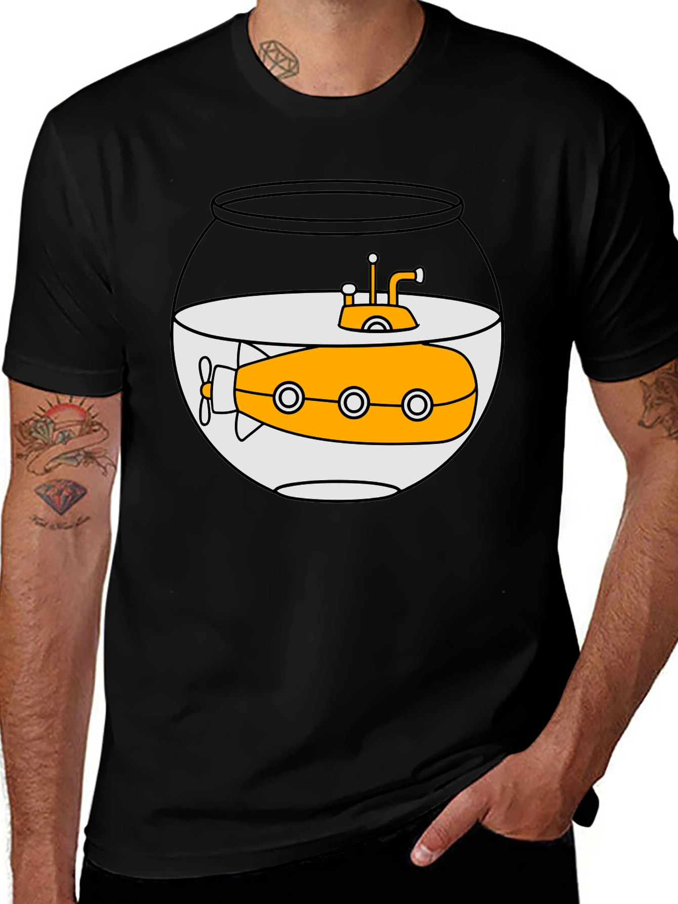 Submarine in a Bowl Graphic Tee