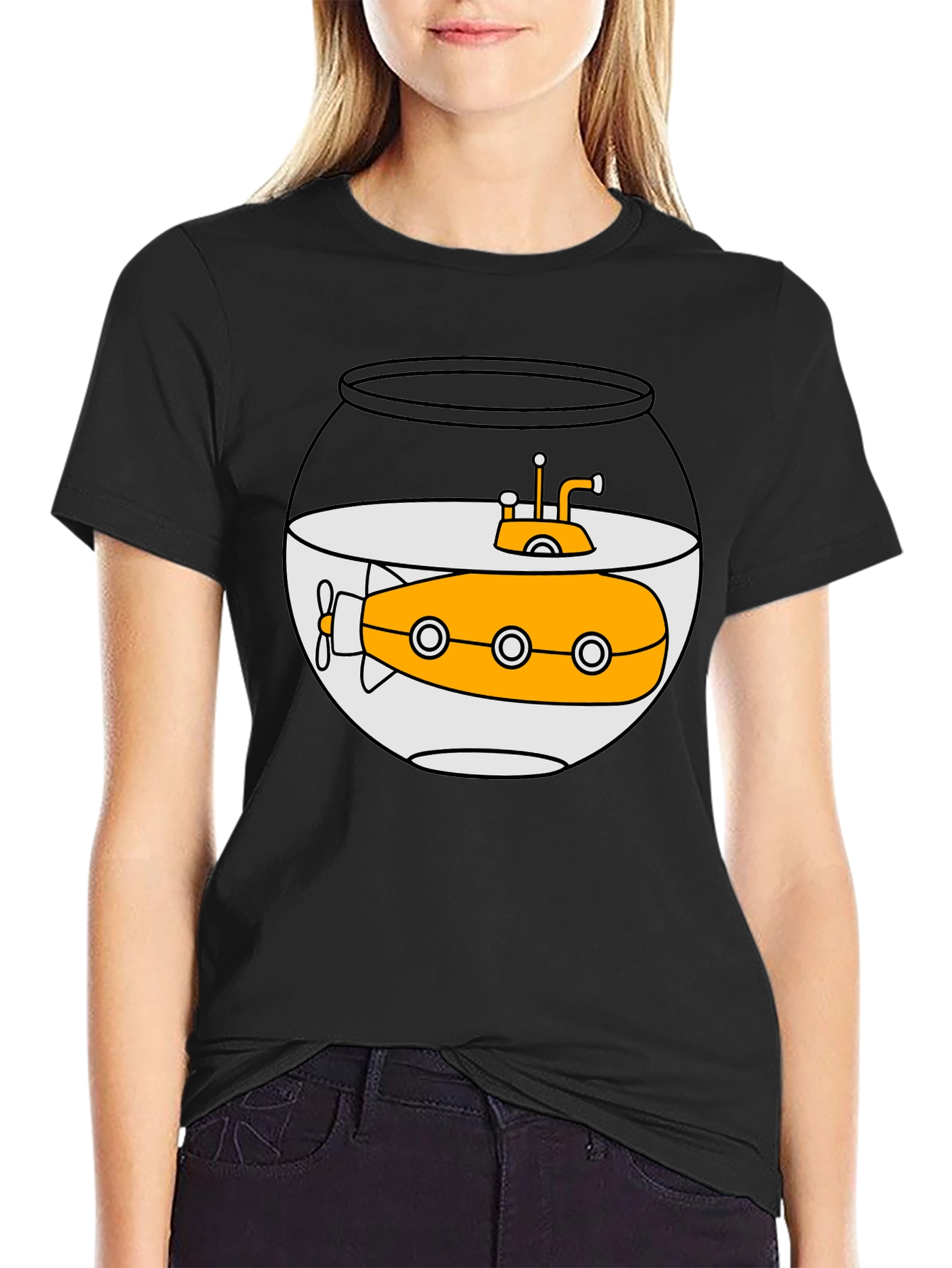 Submarine in a Bowl Graphic Tee