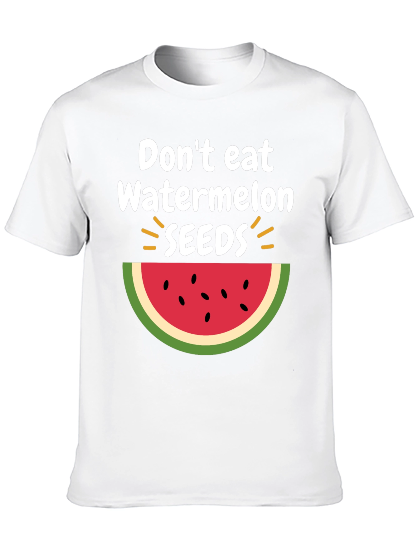 Dont Eat Watermelon Seeds T-Shirt Fun Summer Tee