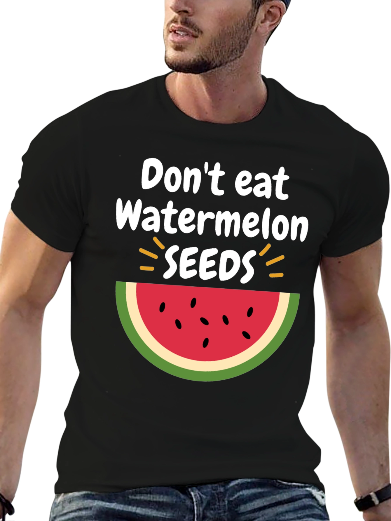 Dont Eat Watermelon Seeds T-Shirt Fun Summer Tee